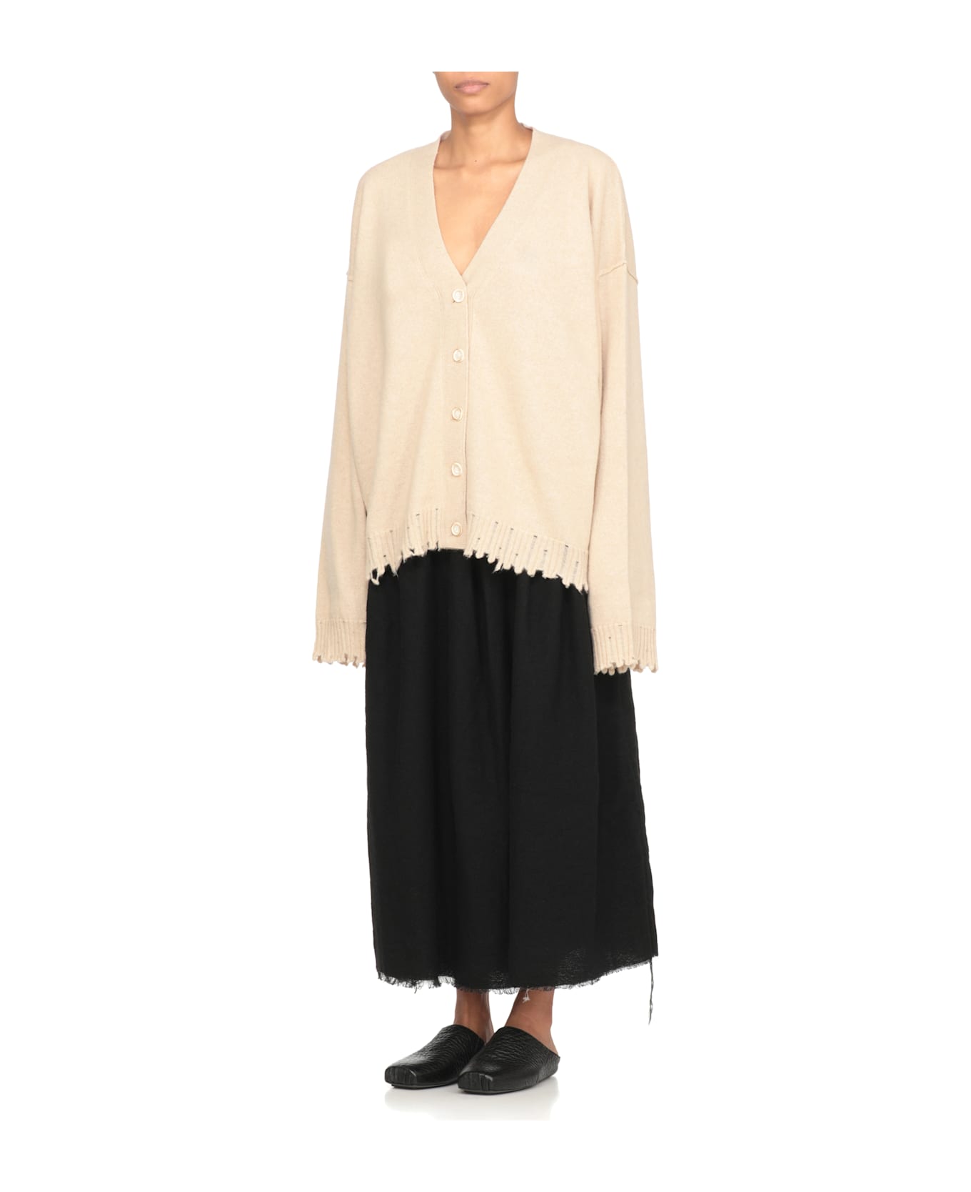 Uma Wang Cashmere Cardigan - Beige