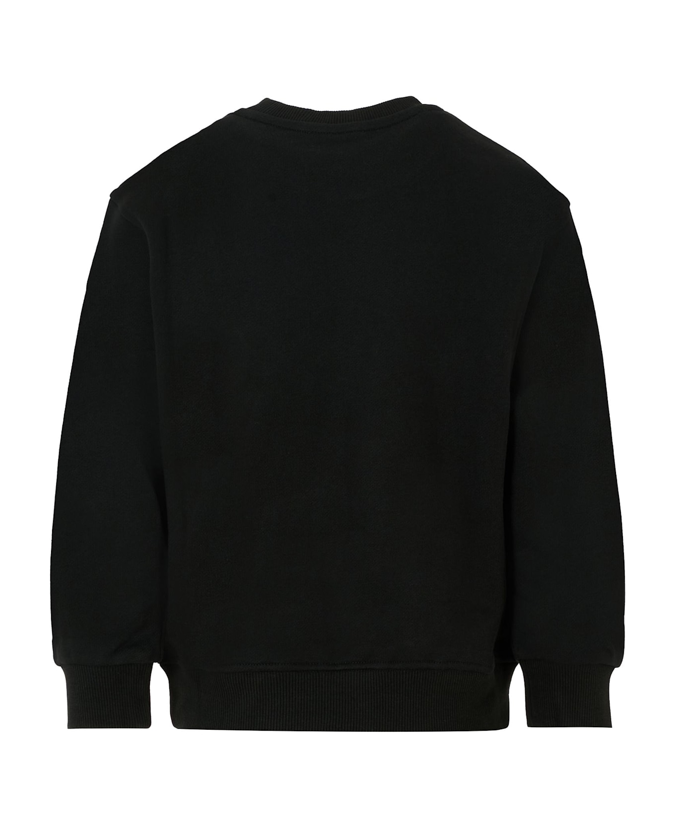 Diesel Black Sweatshirt For Boy With Logo - Black