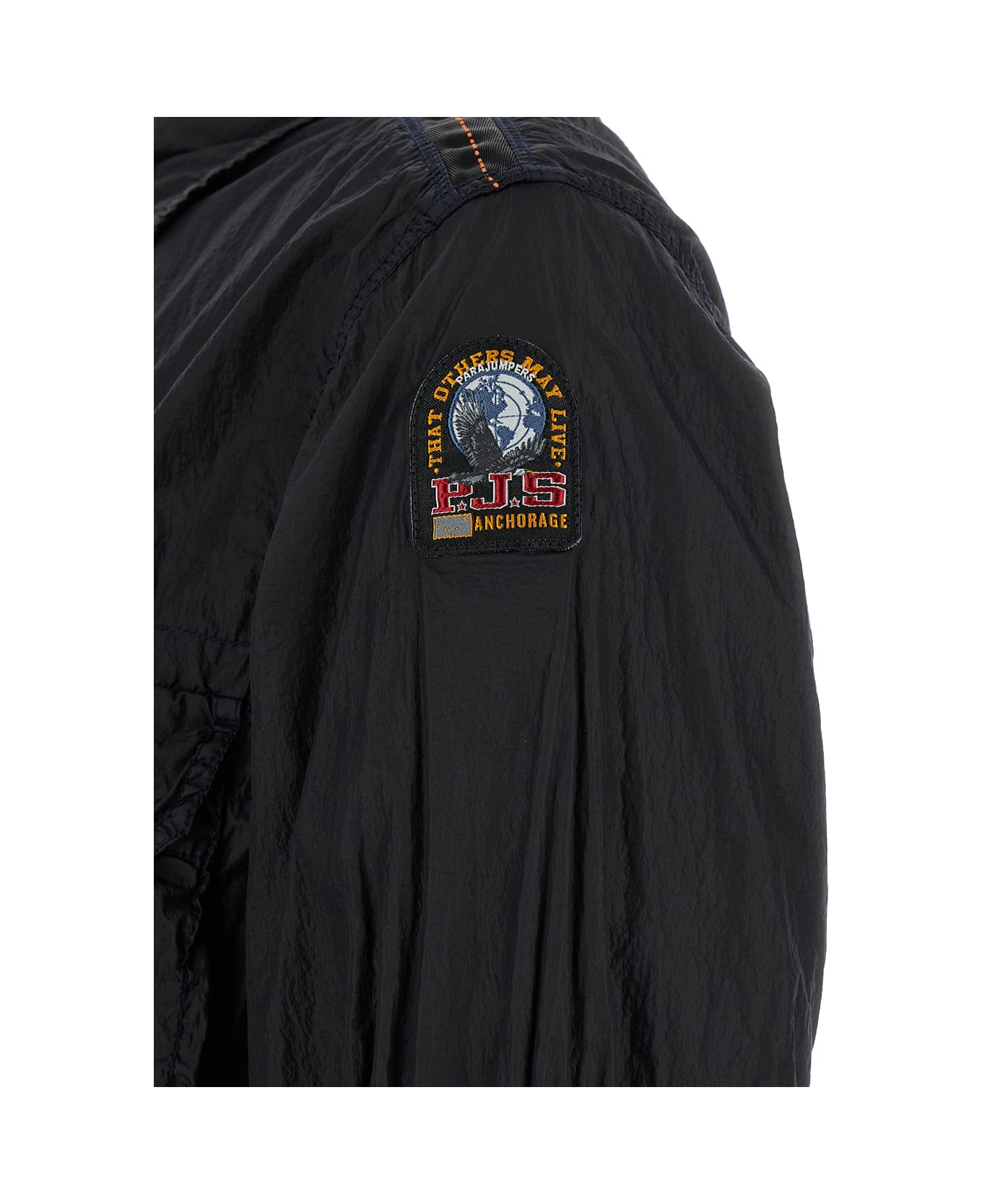Parajumpers Black Jannik Lightweight Jacket In Polyamide Man - Black