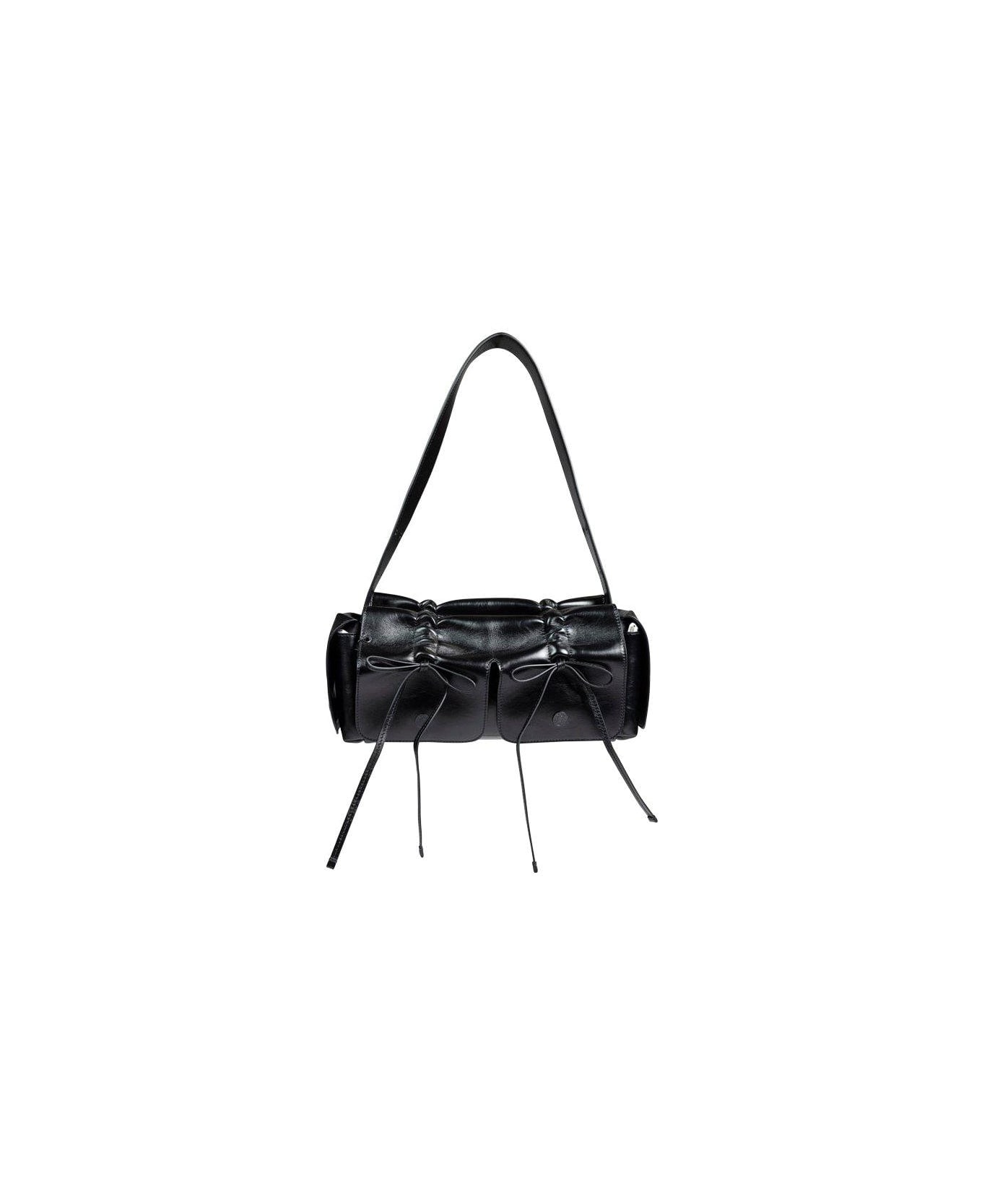 Acne Studios Pocket Detailed Top Handle Bag - Black