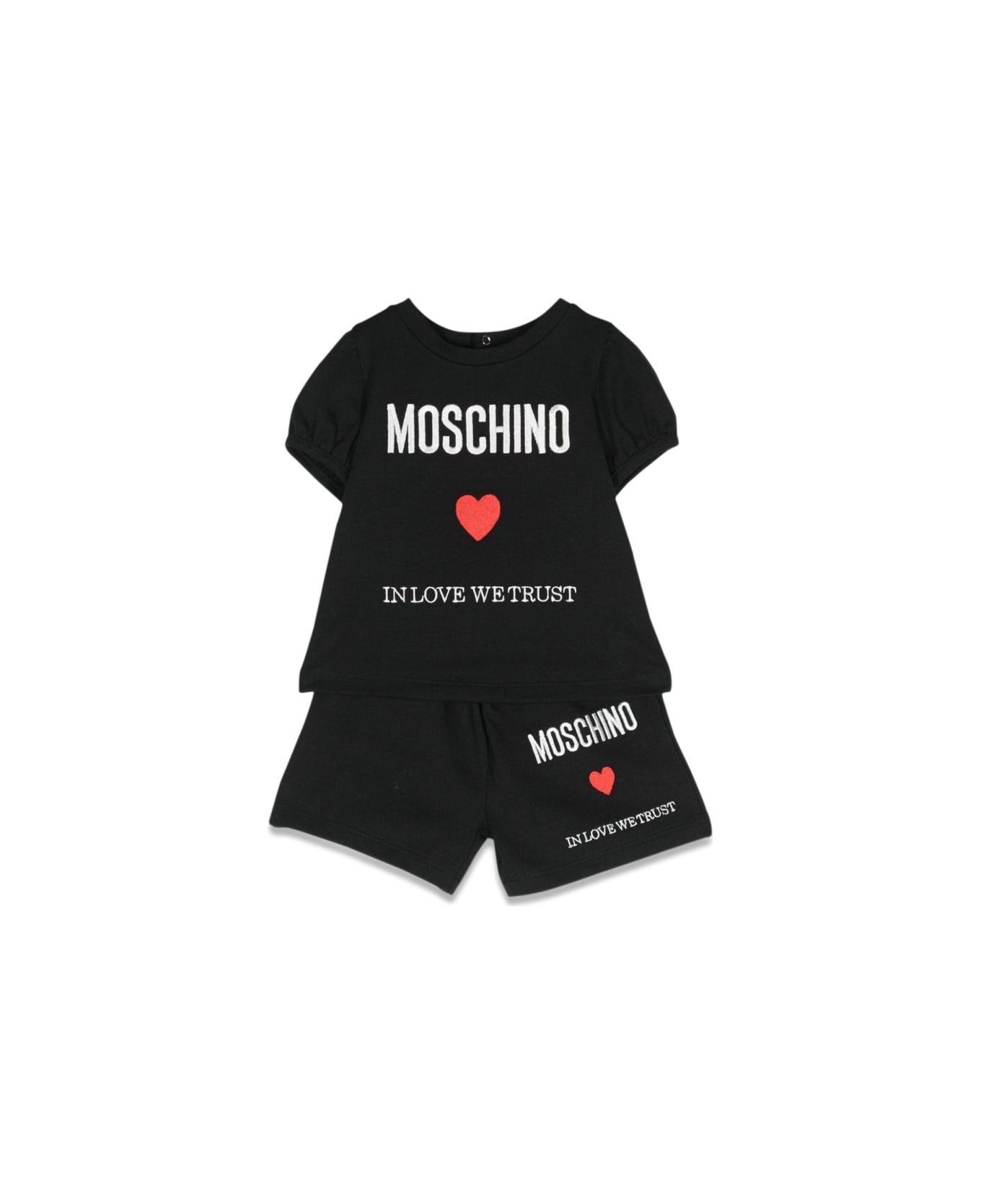 Moschino T-shirt And Shortsset - MULTICOLOUR