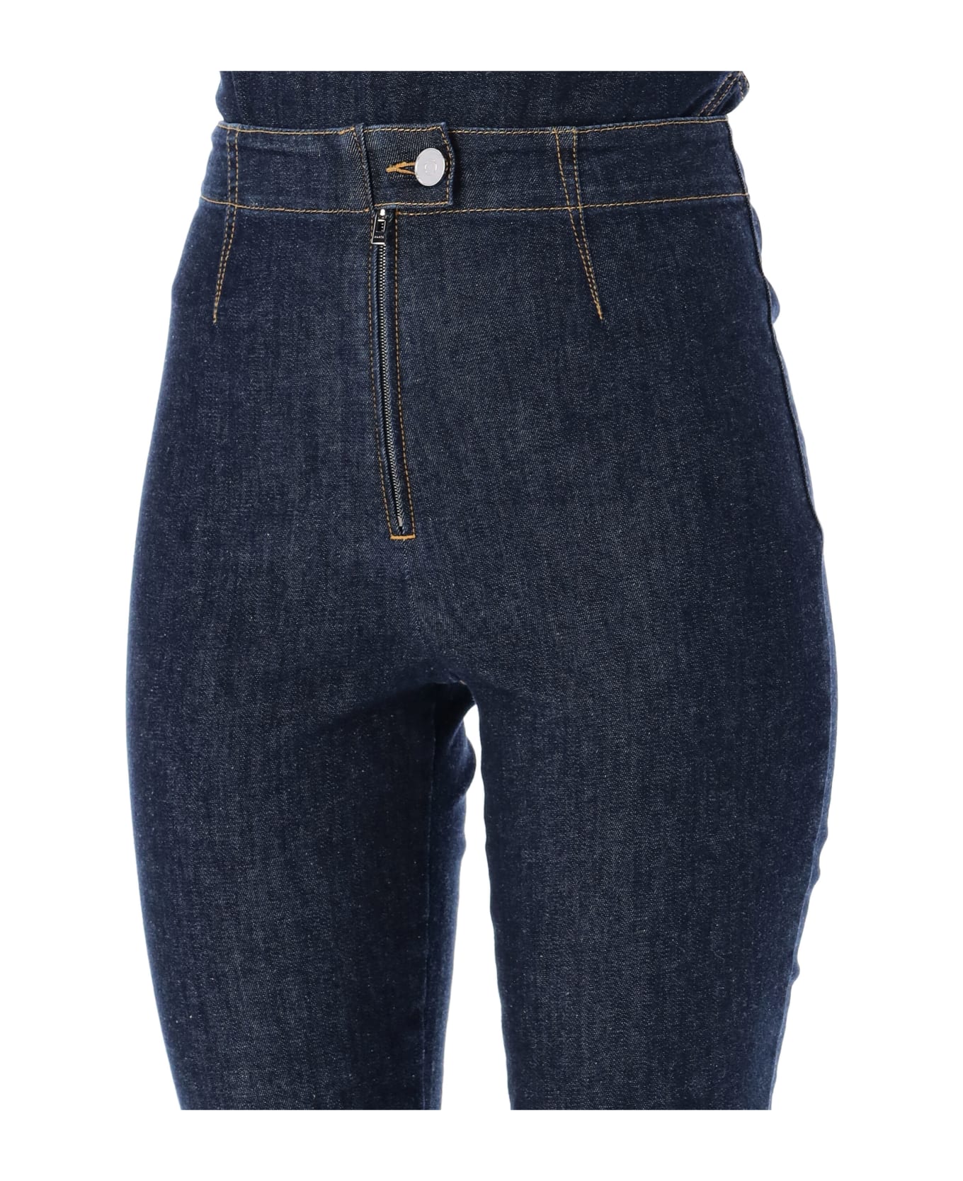 Alaia Stretch Denim Pant - Bleu Denim