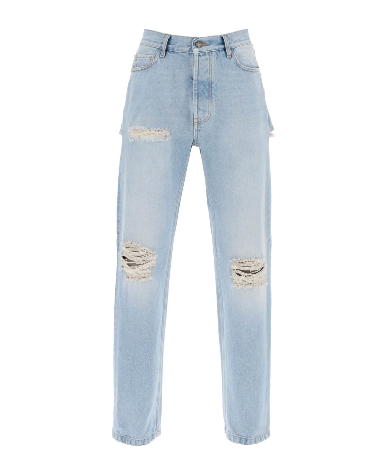 DARKPARK Naomi Jeans With Rips And Cut Outs - LIGHT WASH RIPPED (Light blue) デニム