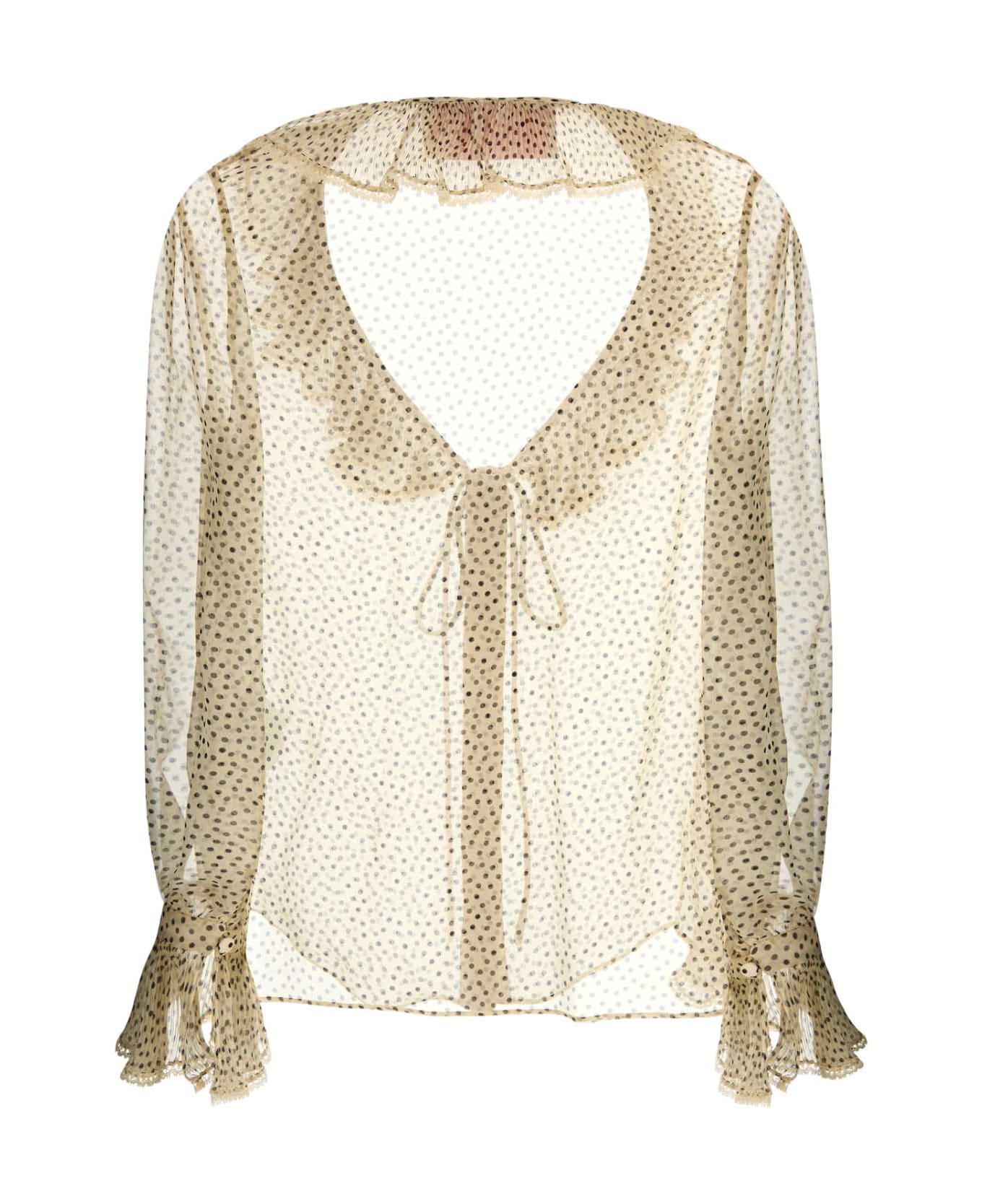 Printed Georgette Shirt - Thumbnail 1