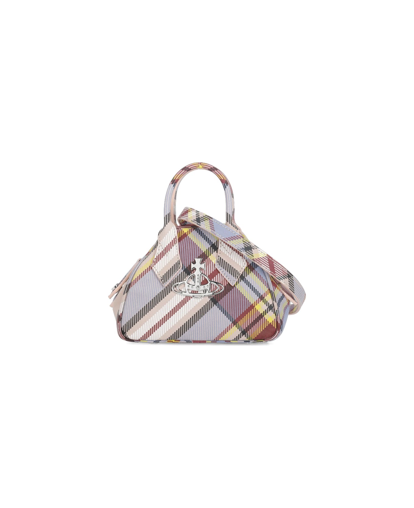 Vivienne Westwood Mini Yasmine Bag - NEUTRALS/RED