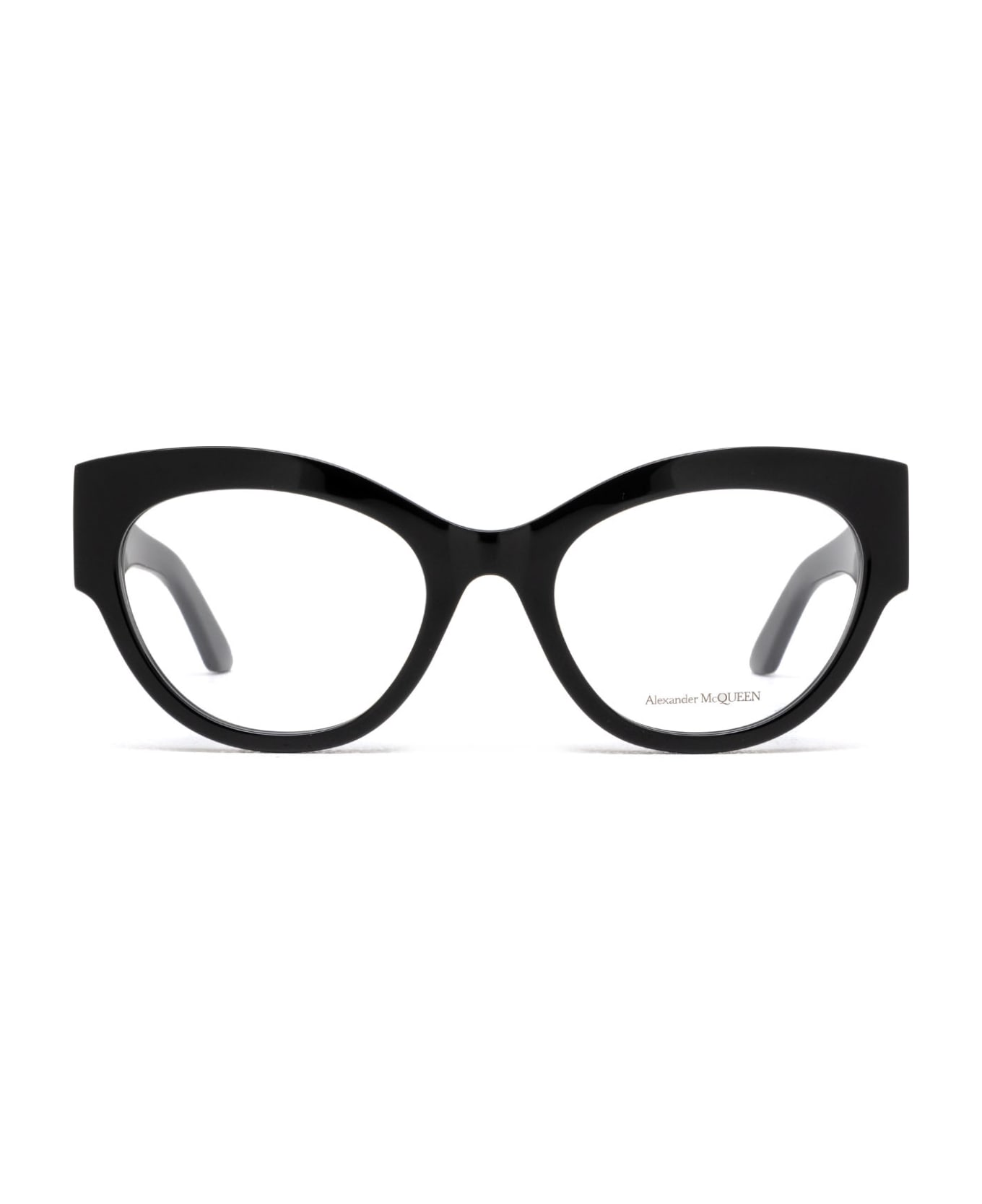 Alexander McQueen Eyewear Am0435o Black Glasses - Black アイウェア