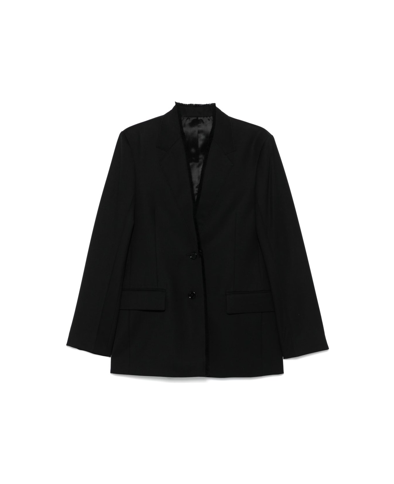 Totême Wool Single-breasted Jacket - Black