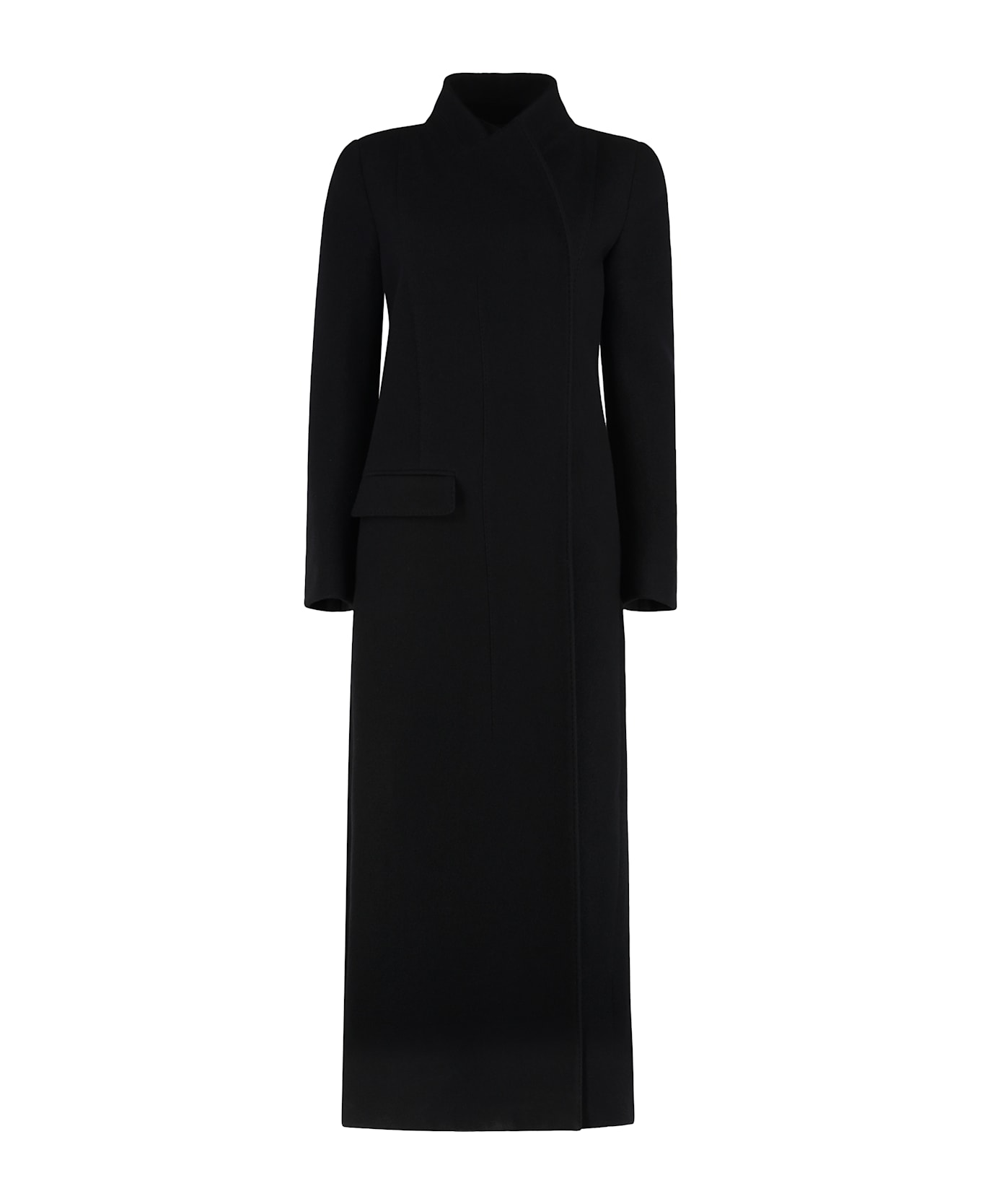 Tom Ford Long Wool Coat - black
