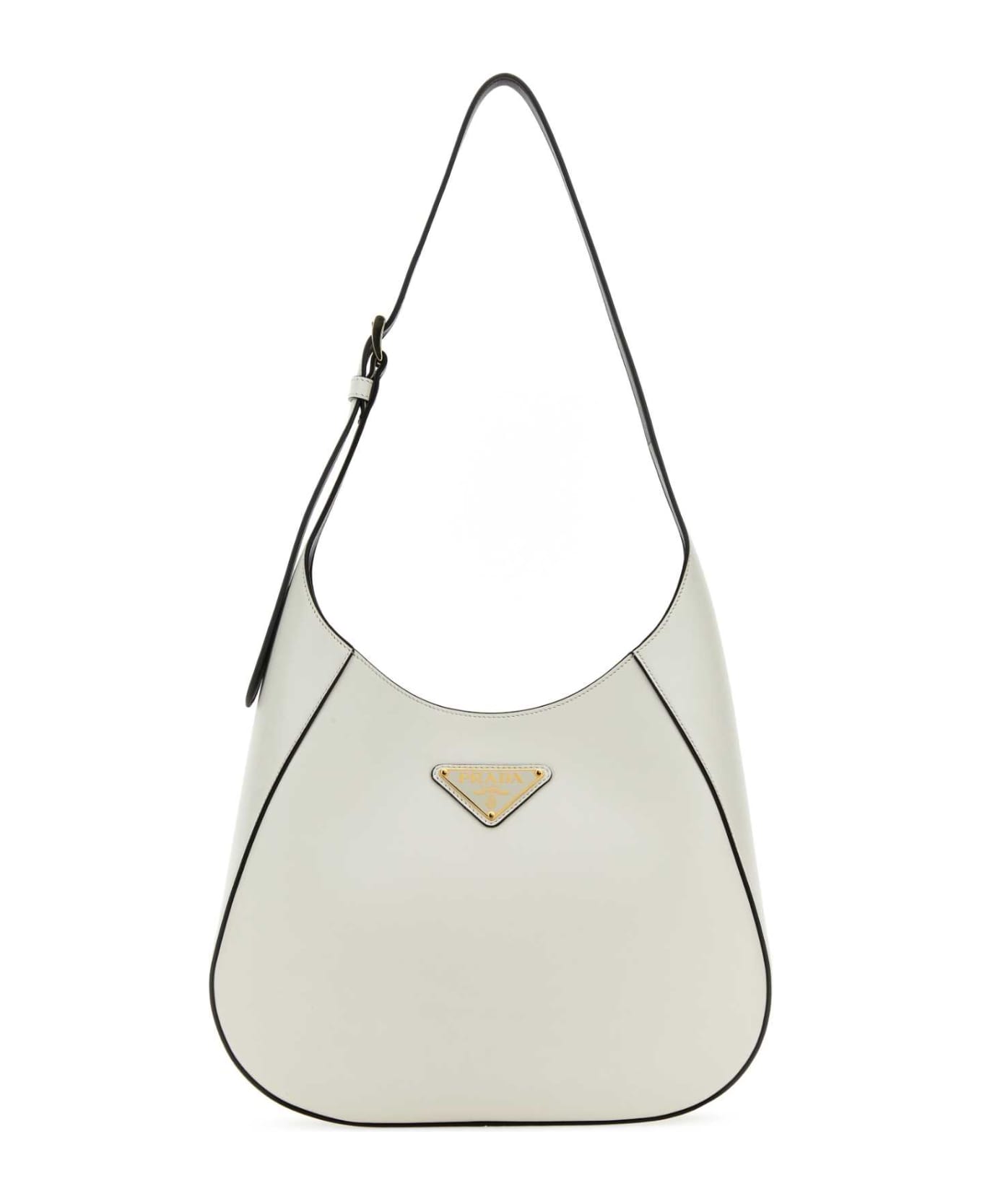 Prada White Leather Shoulder Bag - BIANCONERO トートバッグ