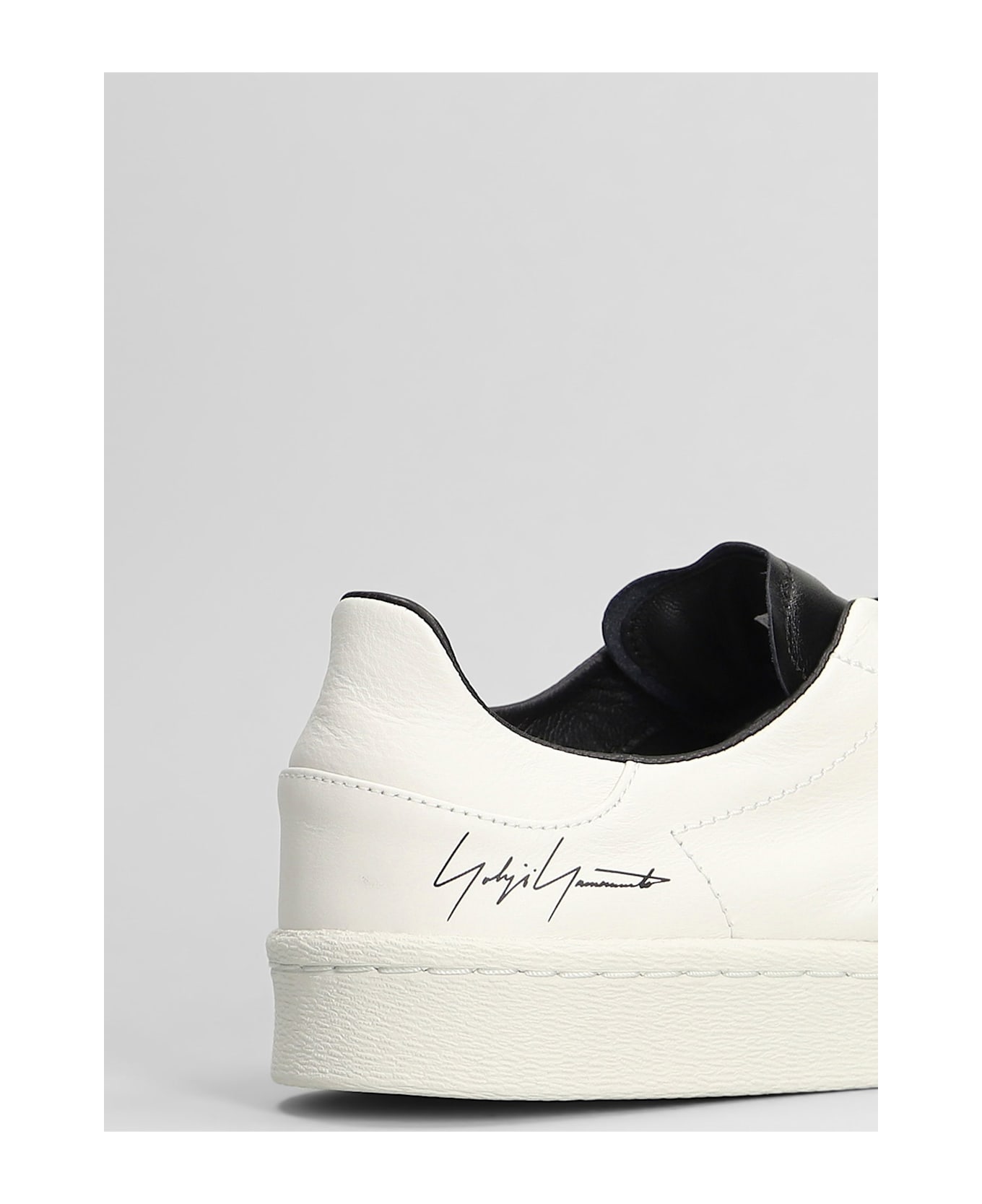 Y-3 Superstrar Sneakers In White Leather - white
