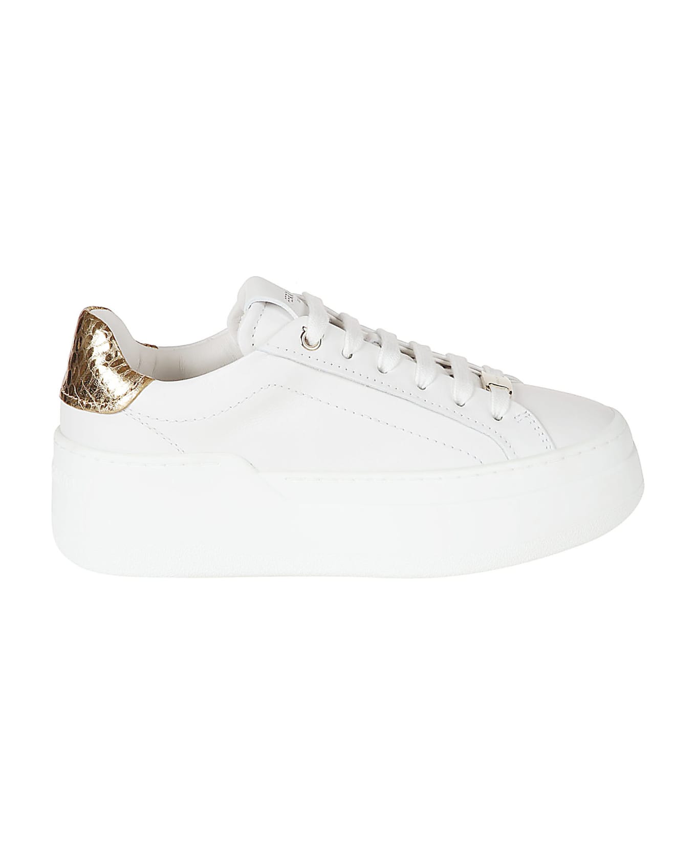 Ferragamo Dahlia 1 Sneakers - White/Gold