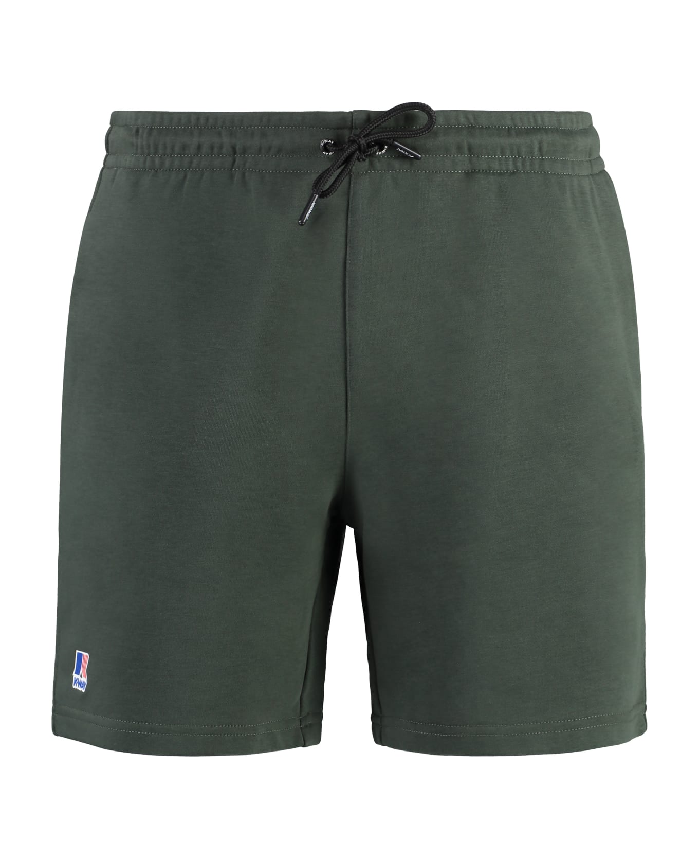 K-Way Cotton Bermuda Shorts - green