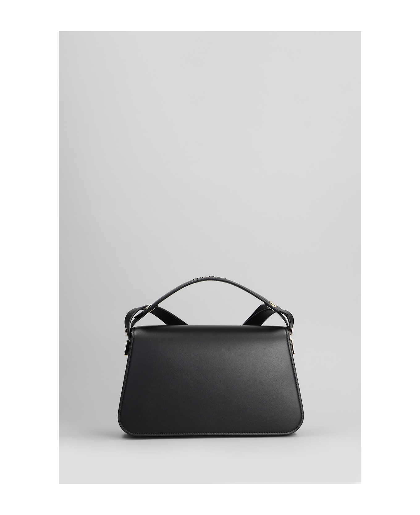 Lanvin Concerto Shoulder Bag In Black Leather - black