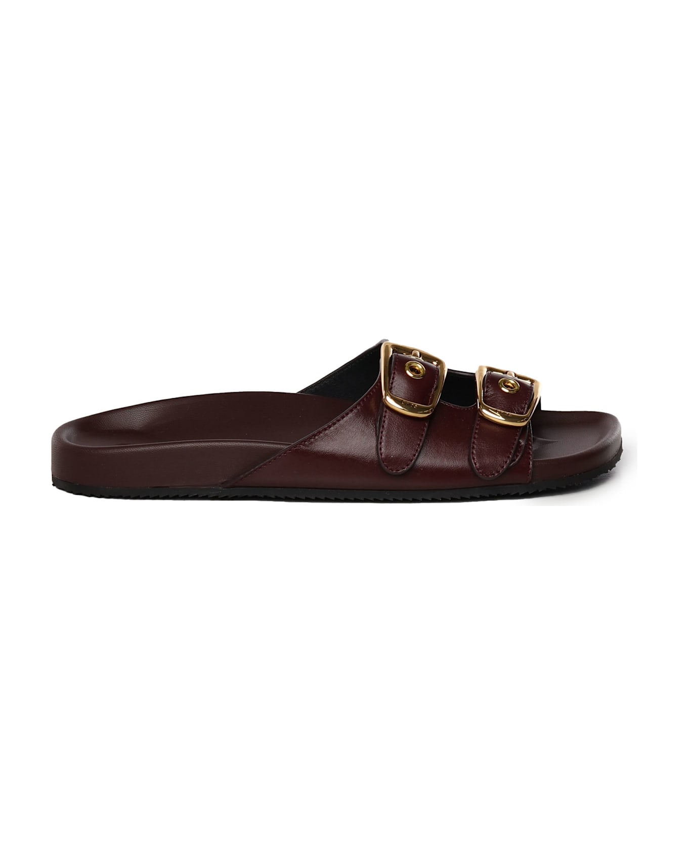 Chloé Polly Slides - Stormy Red