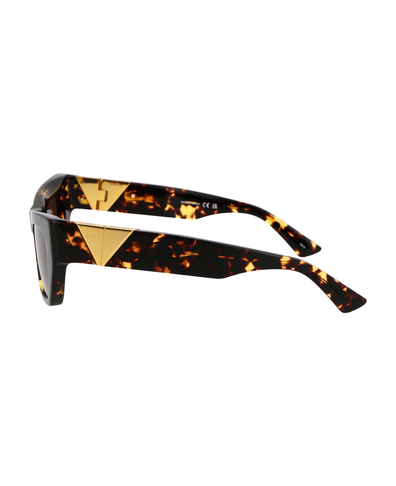 Bottega Veneta Eyewear Bv1177s Sunglasses - 002 HAVANA HAVANA BROWN