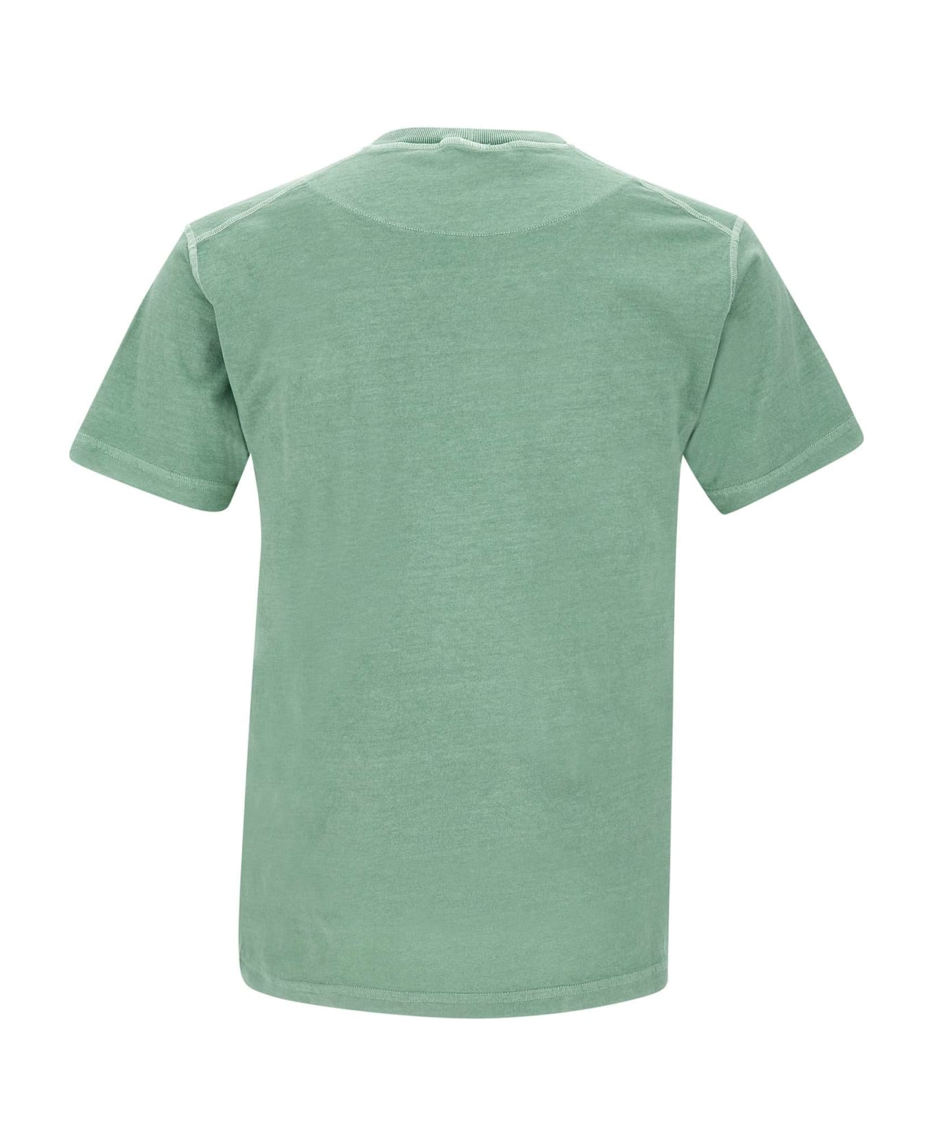 Stone Island Organic Cotton T-shirt - GREEN シャツ