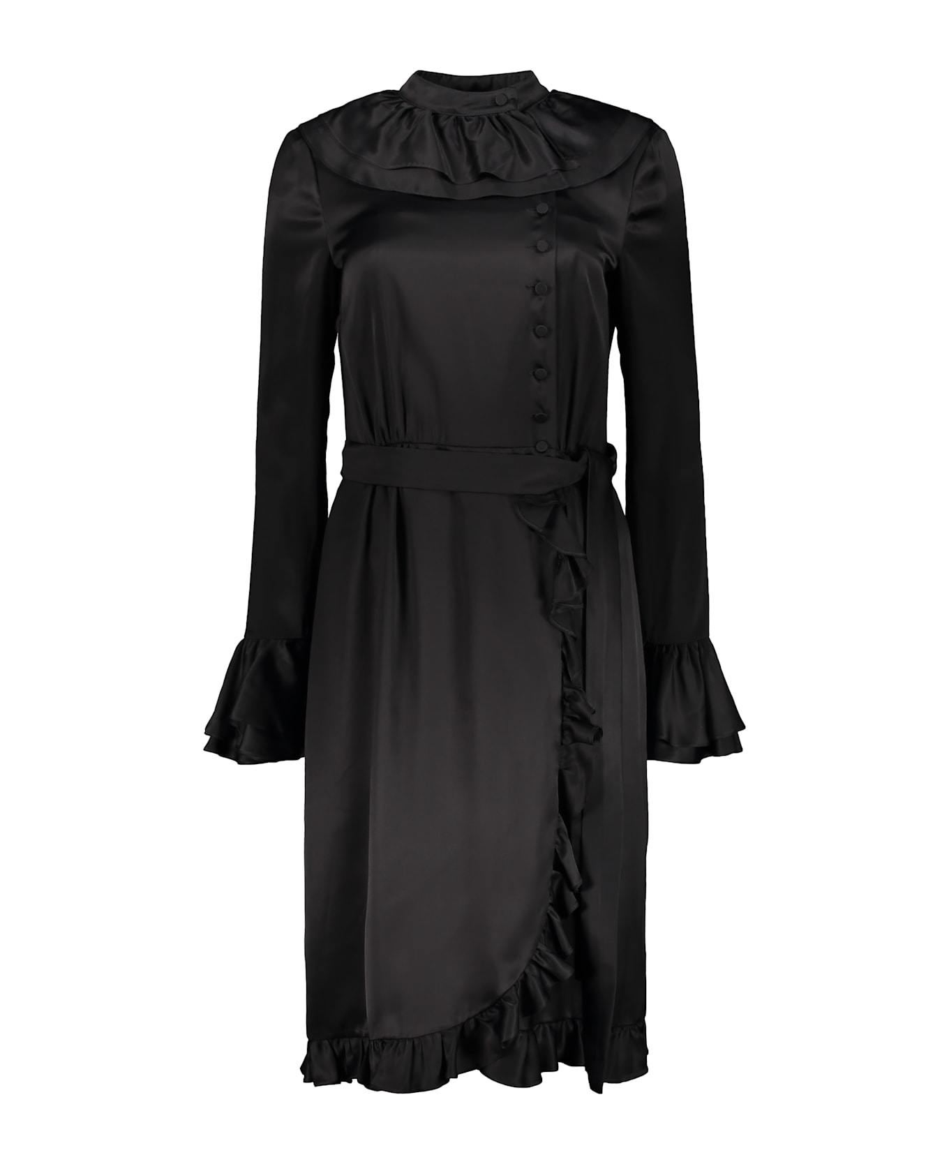 Moschino Wrap-dress - black