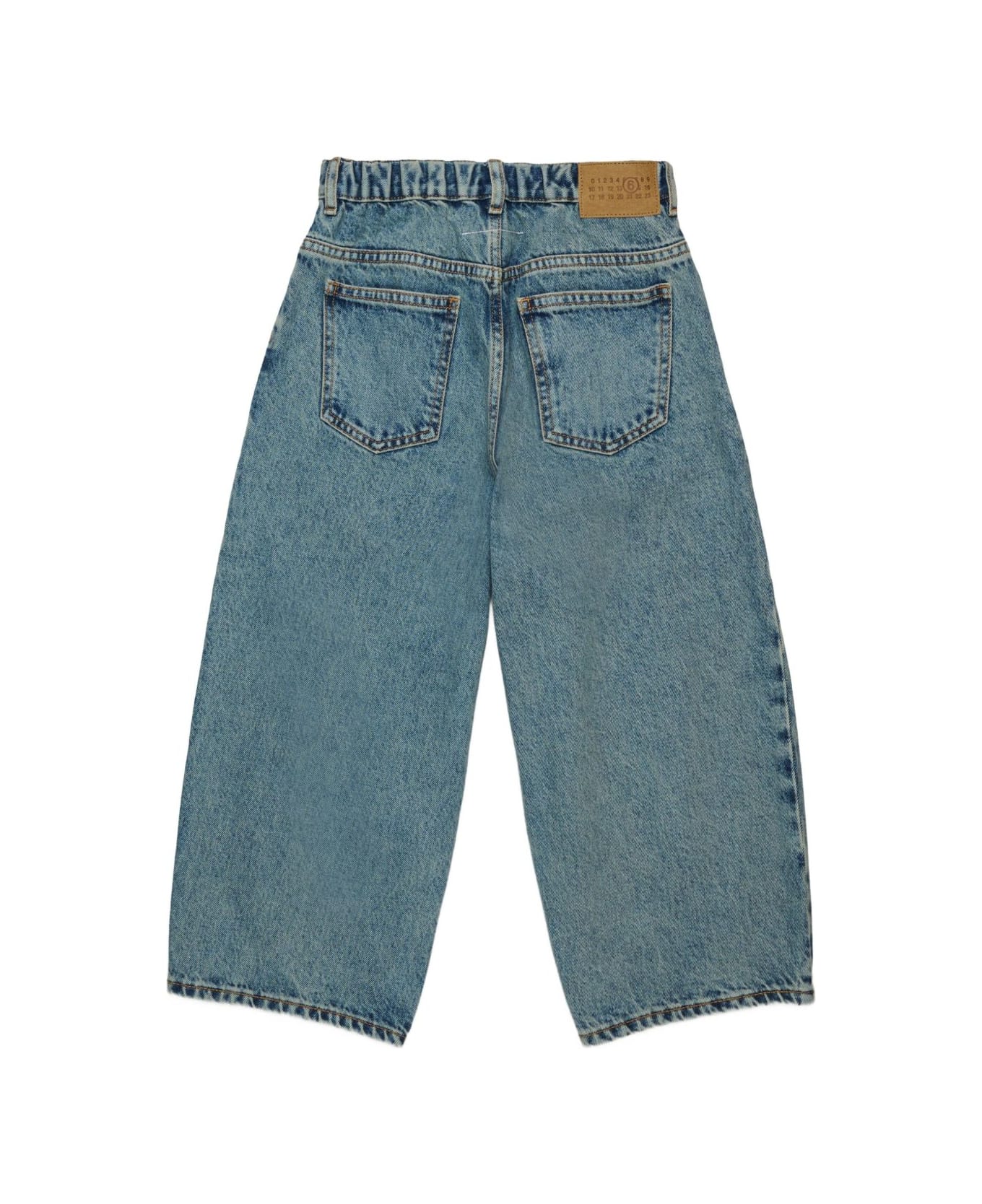 MM6 Maison Margiela Kids Wide-leg Jeans - Blue