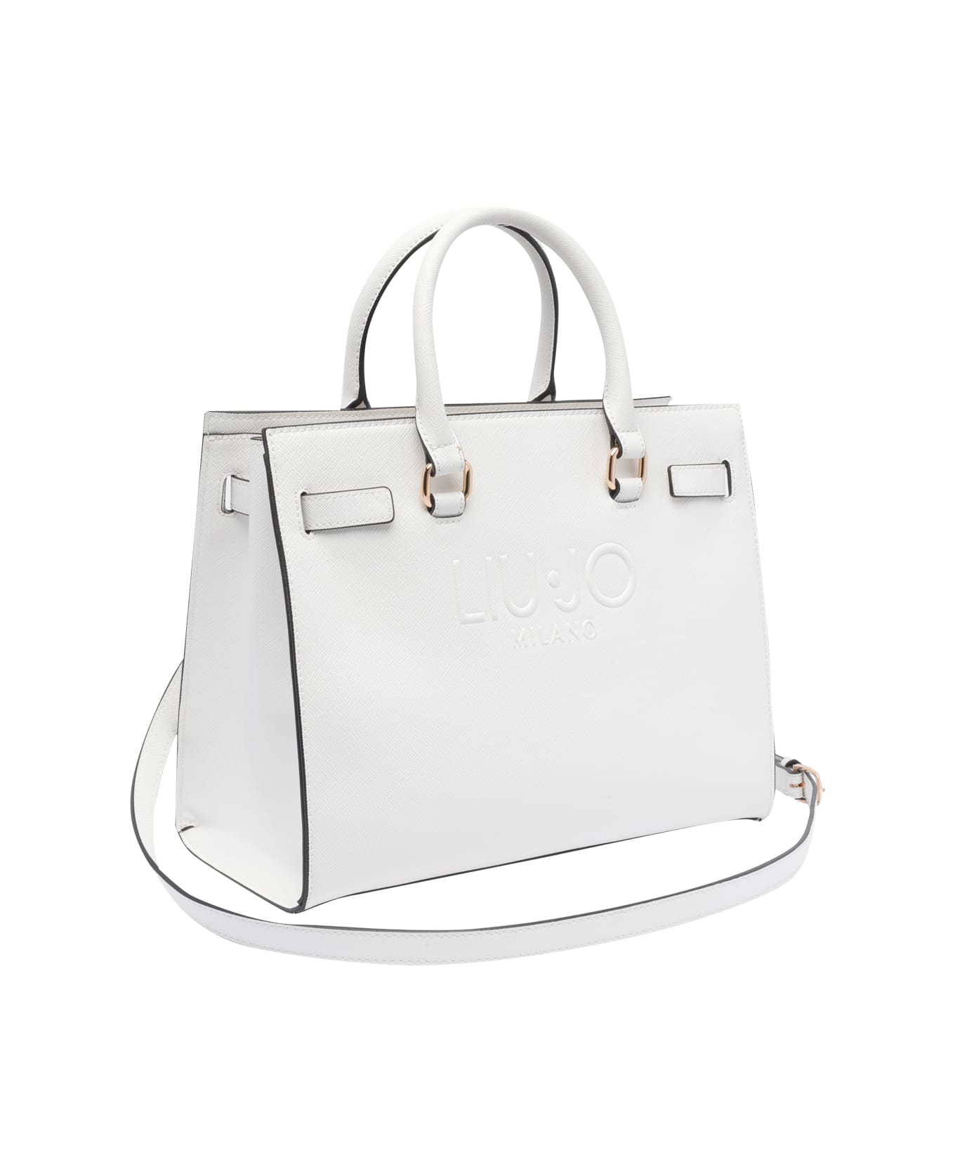 Liu-Jo Logo Tote Bag - White