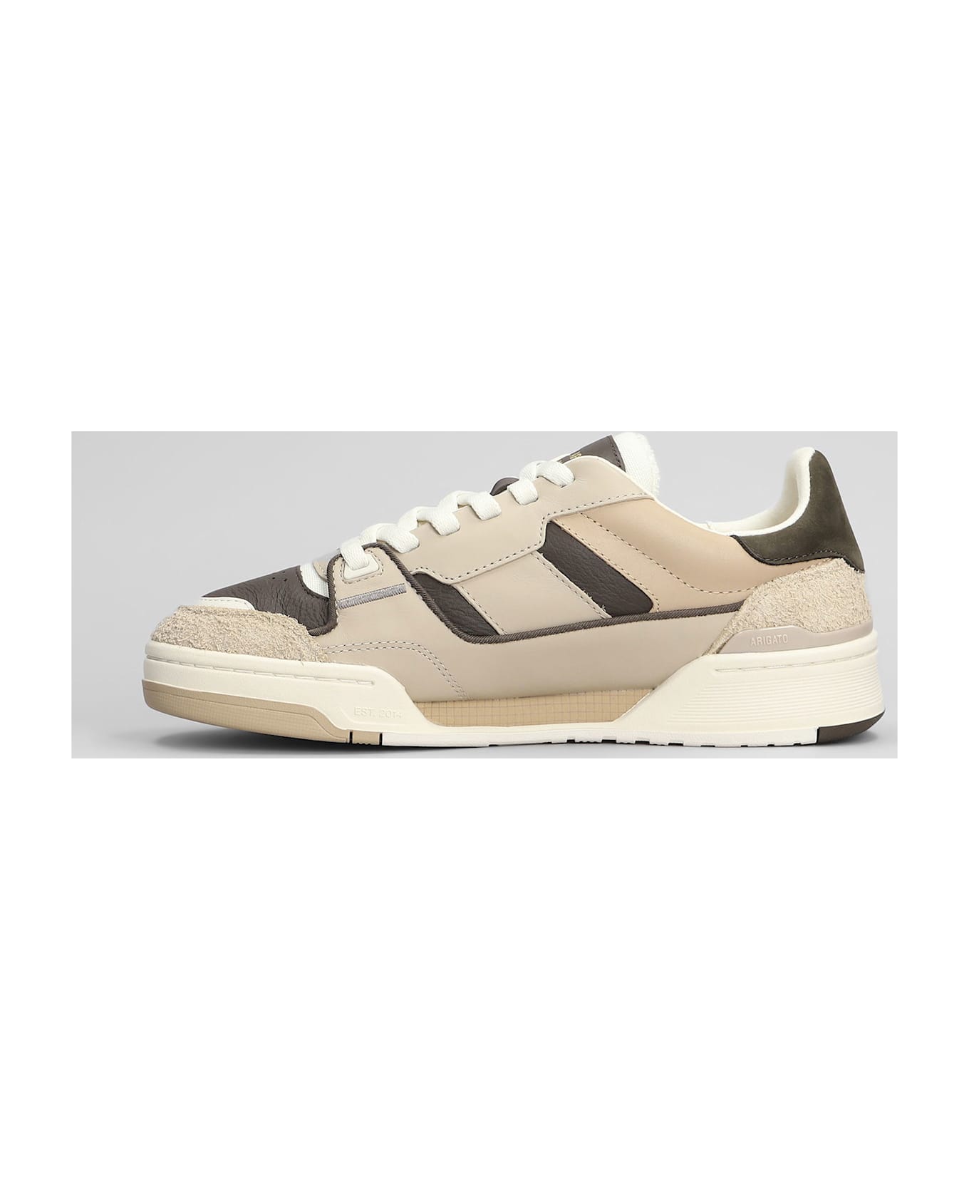 Axel Arigato Clay Sneaker Sneakers In Beige Leather - Beige
