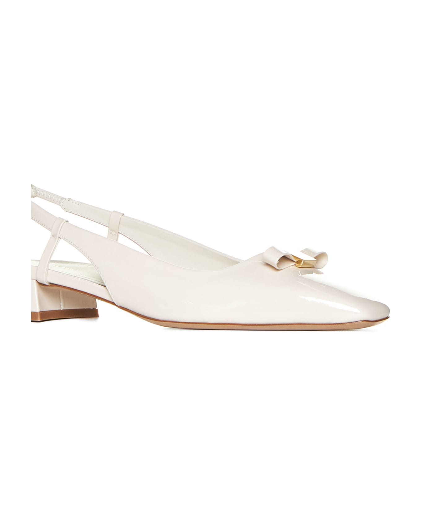 Ferragamo High-heeled shoe - Mascarpone フラットシューズ