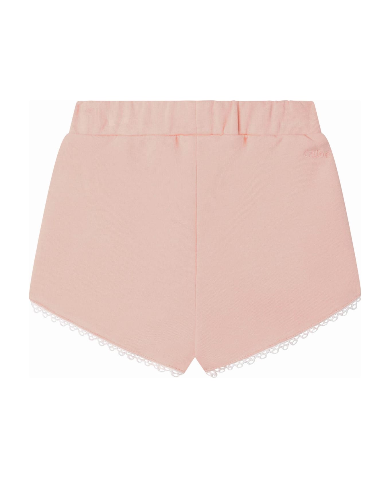 Chloé Shorts With Embroidery - Pink