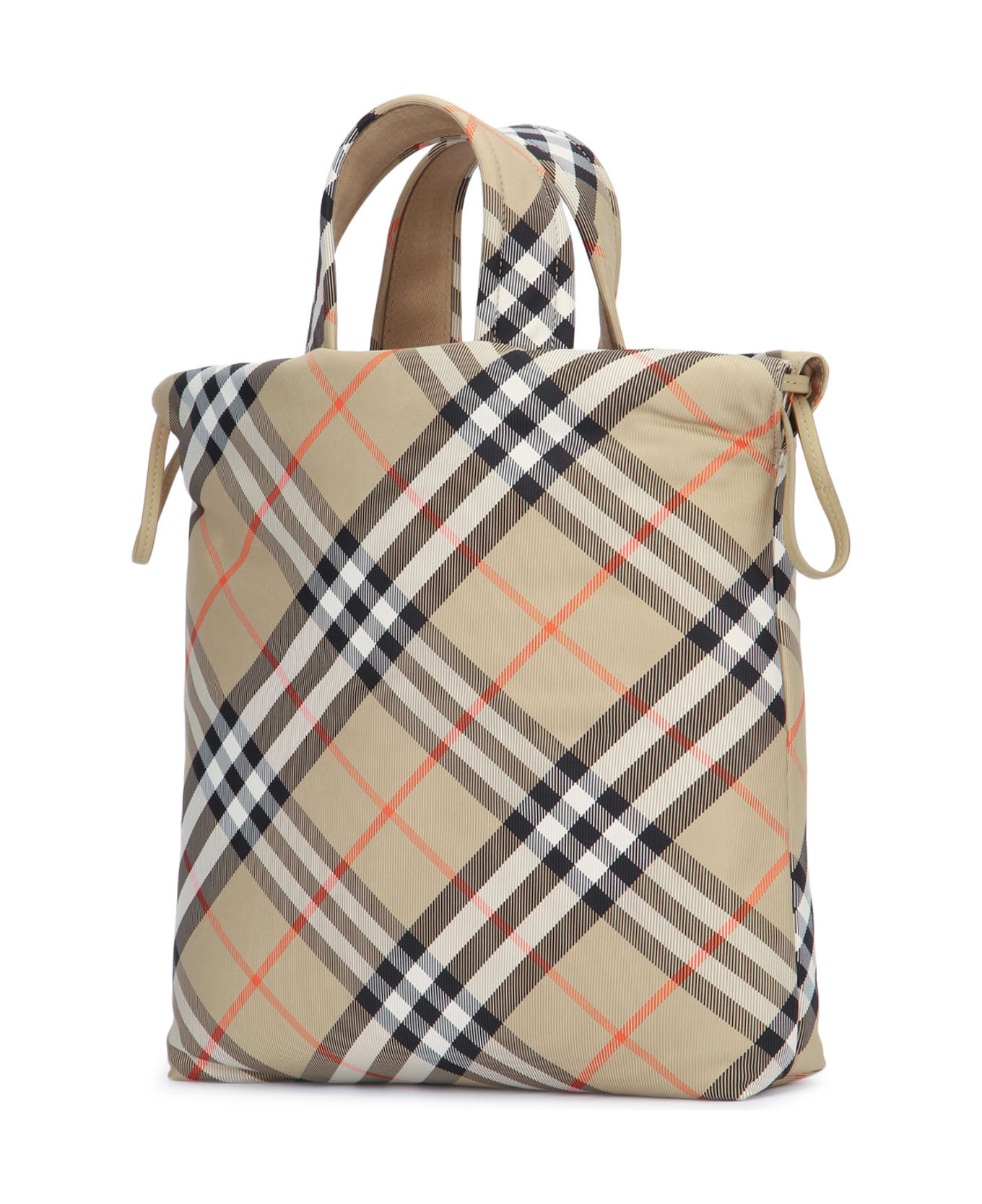 Burberry Sm Drwstrng Chk Tote - SANDIPCHECK