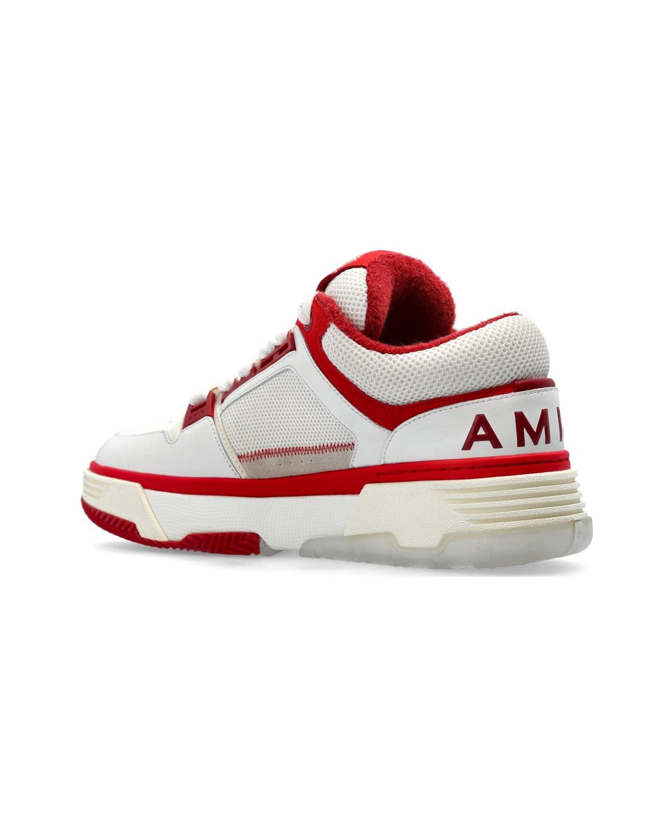 AMIRI Ma-1 Lace-up Sneakers - WHITE/RED