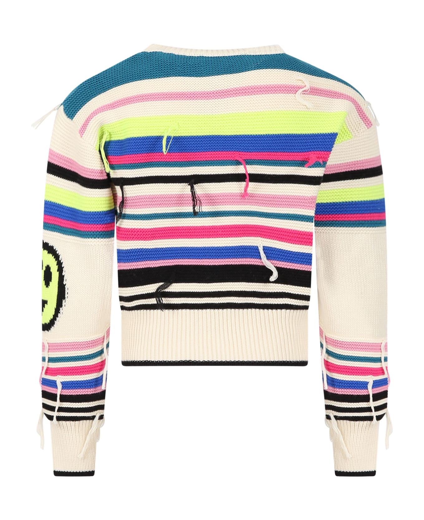Barrow Multicolor Sweatshirt For Girl With Iconic Smiley - 200