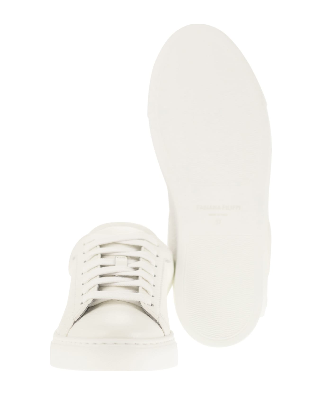 Fabiana Filippi Dalila Leather Sneakers - White スニーカー