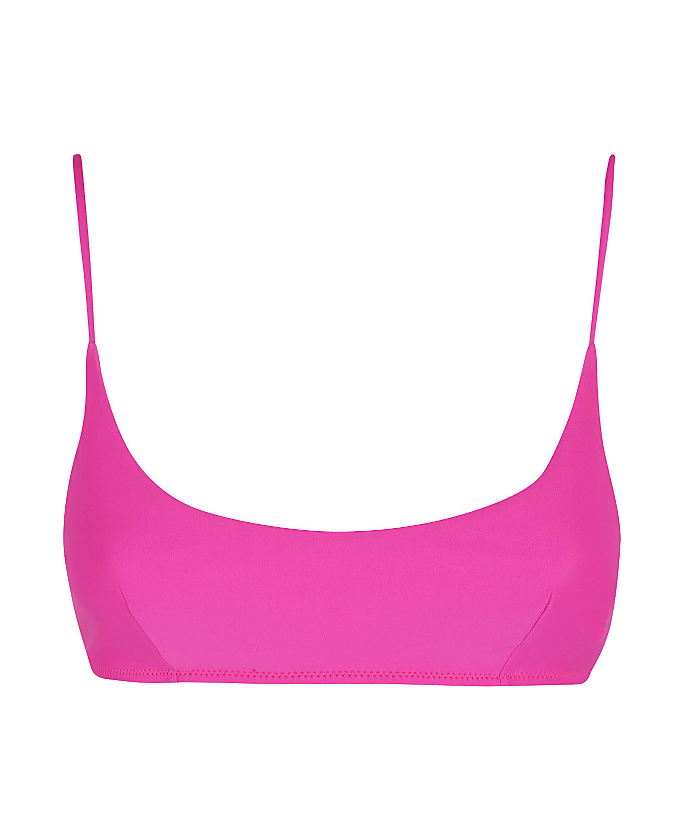 MC2 Saint Barth Thin Straps Closed Bralette Top - Fucsia