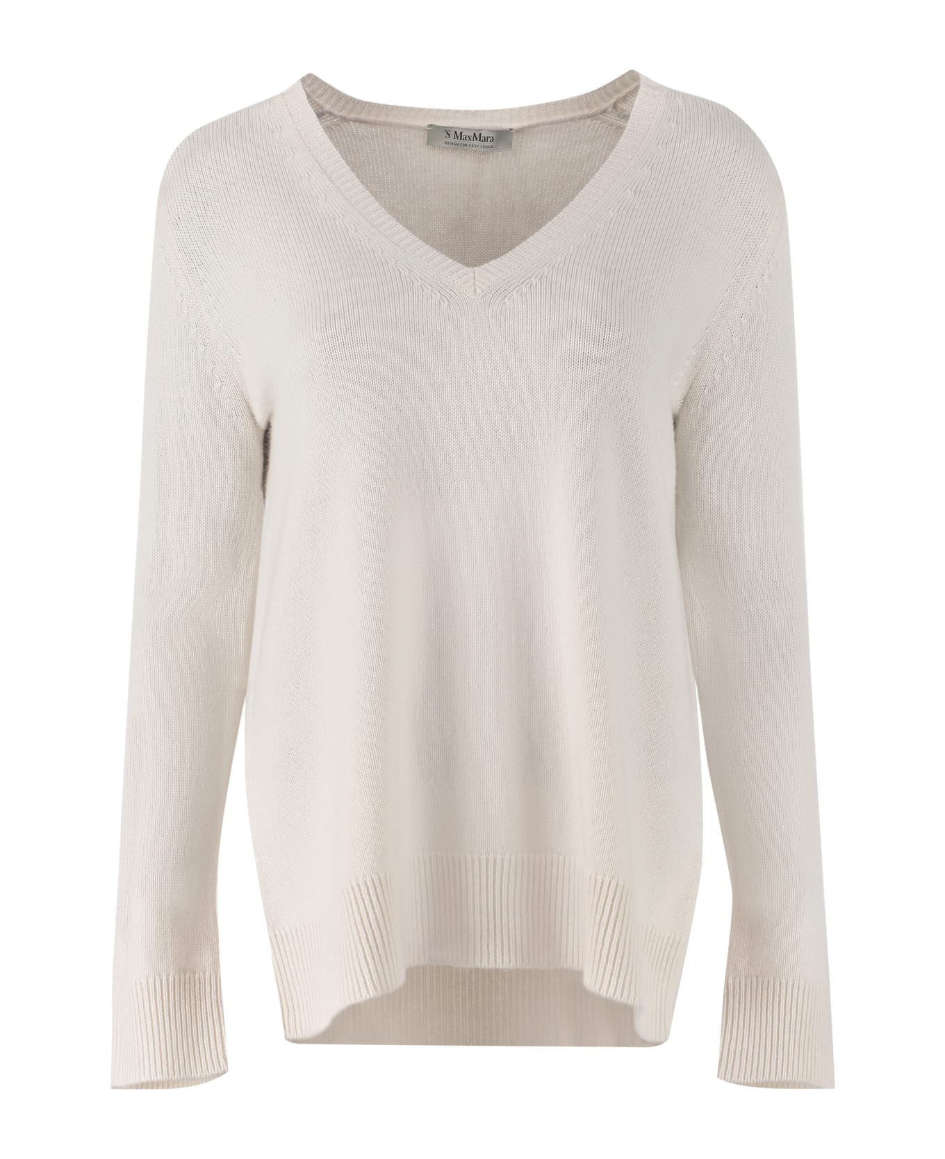 'S Max Mara Verona Wool And Cashmere Pullover - Beige