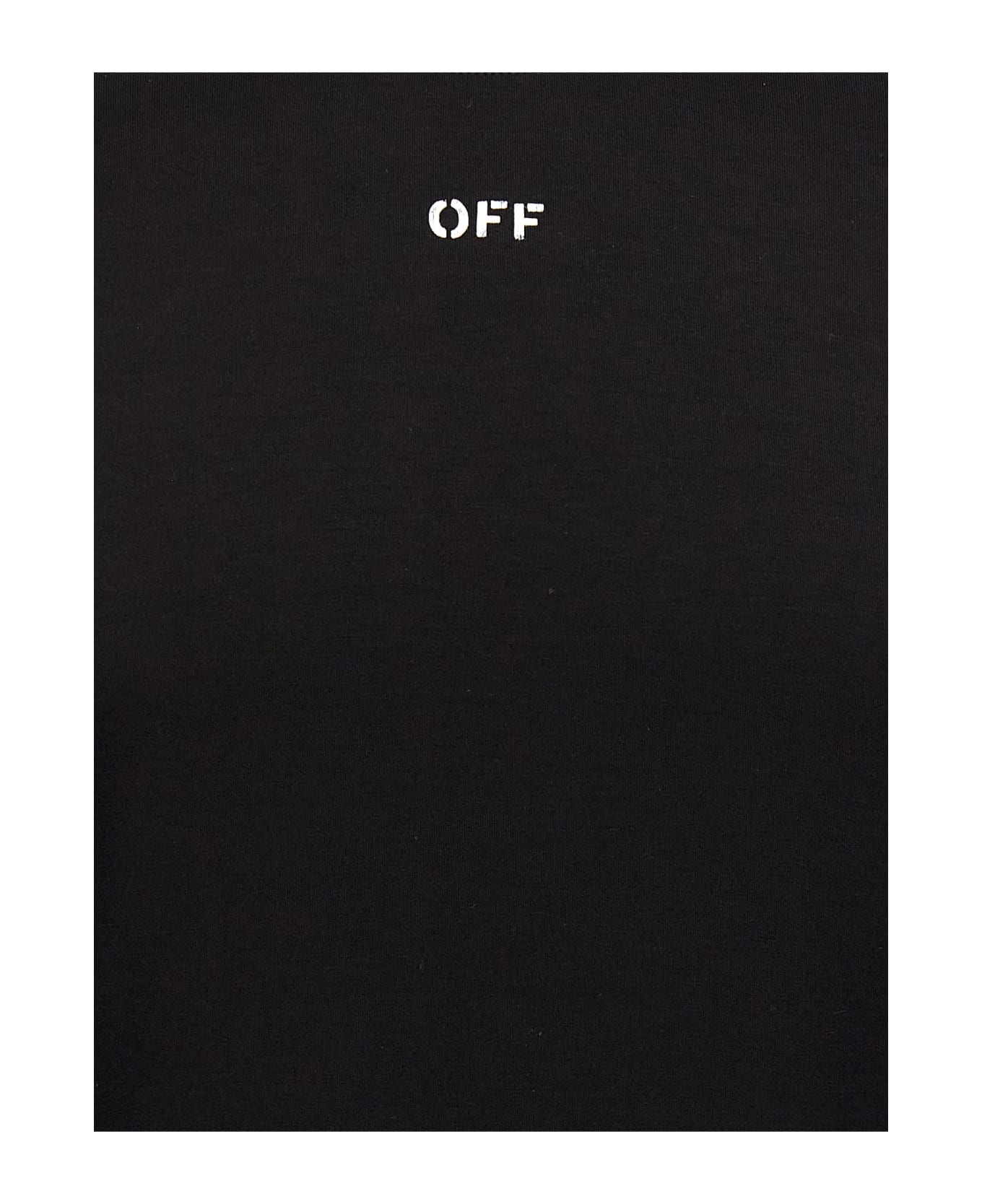 Off-White Frontal Logo Pullover - BLACK/WHITE