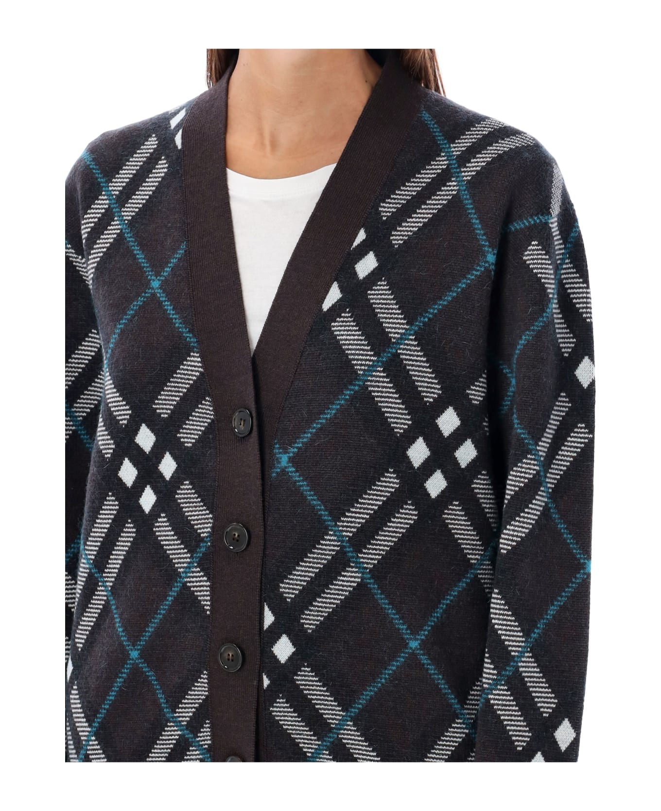 Burberry Checked Cardigan - Snug Ip Check