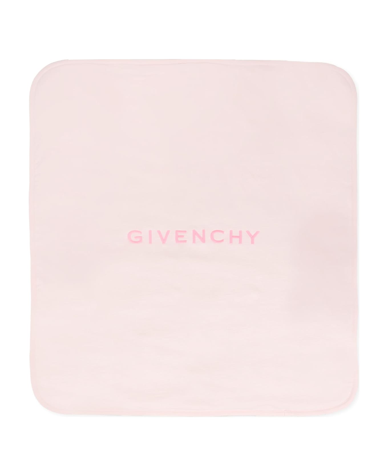 Givenchy Pink Accessory Set For Baby Girl With Logo - Pink