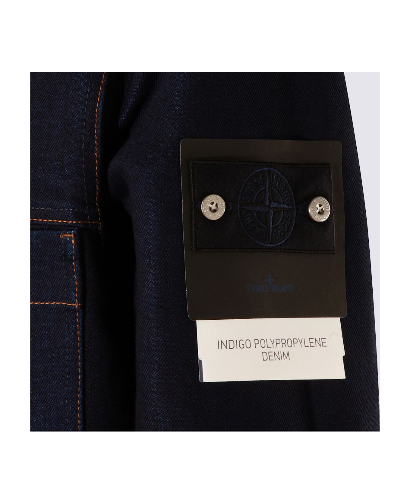 Stone Island Blue Denim Jacket - MULTICOLOUR