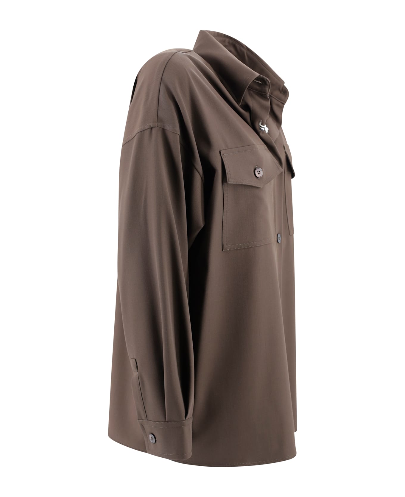Weekend Max Mara Wool Shirt - Brown