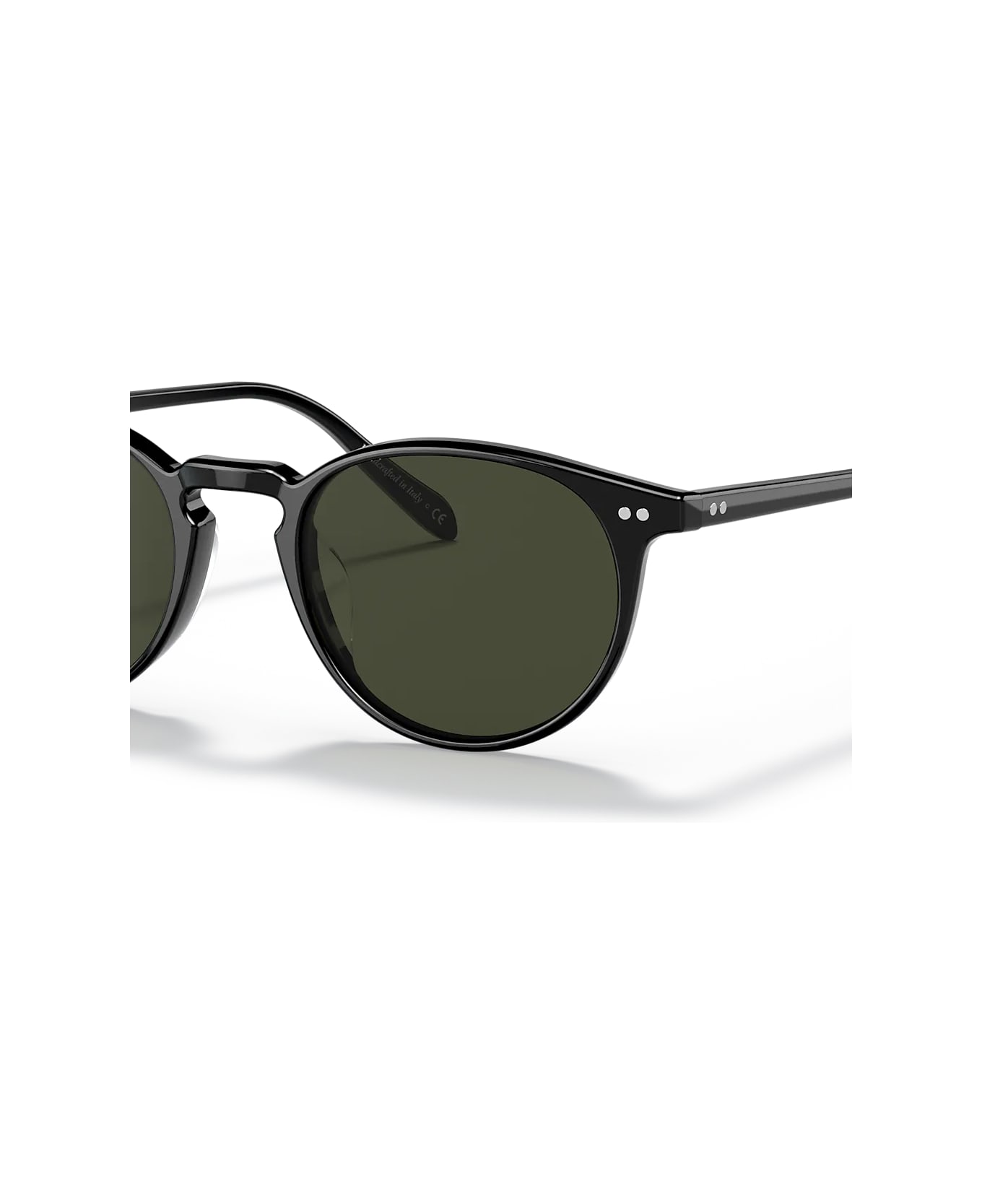 Oliver Peoples OV5004SU 1005P1 Sunglasses - Nero lenti verdi polarizzanti