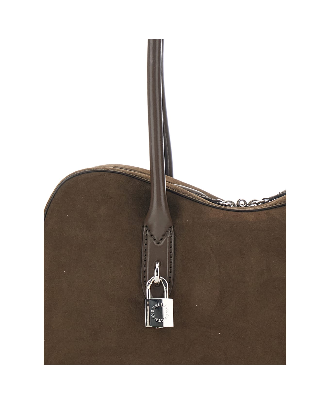 Stella McCartney Stella Ryder Medium Bag Alter Suede - Brown