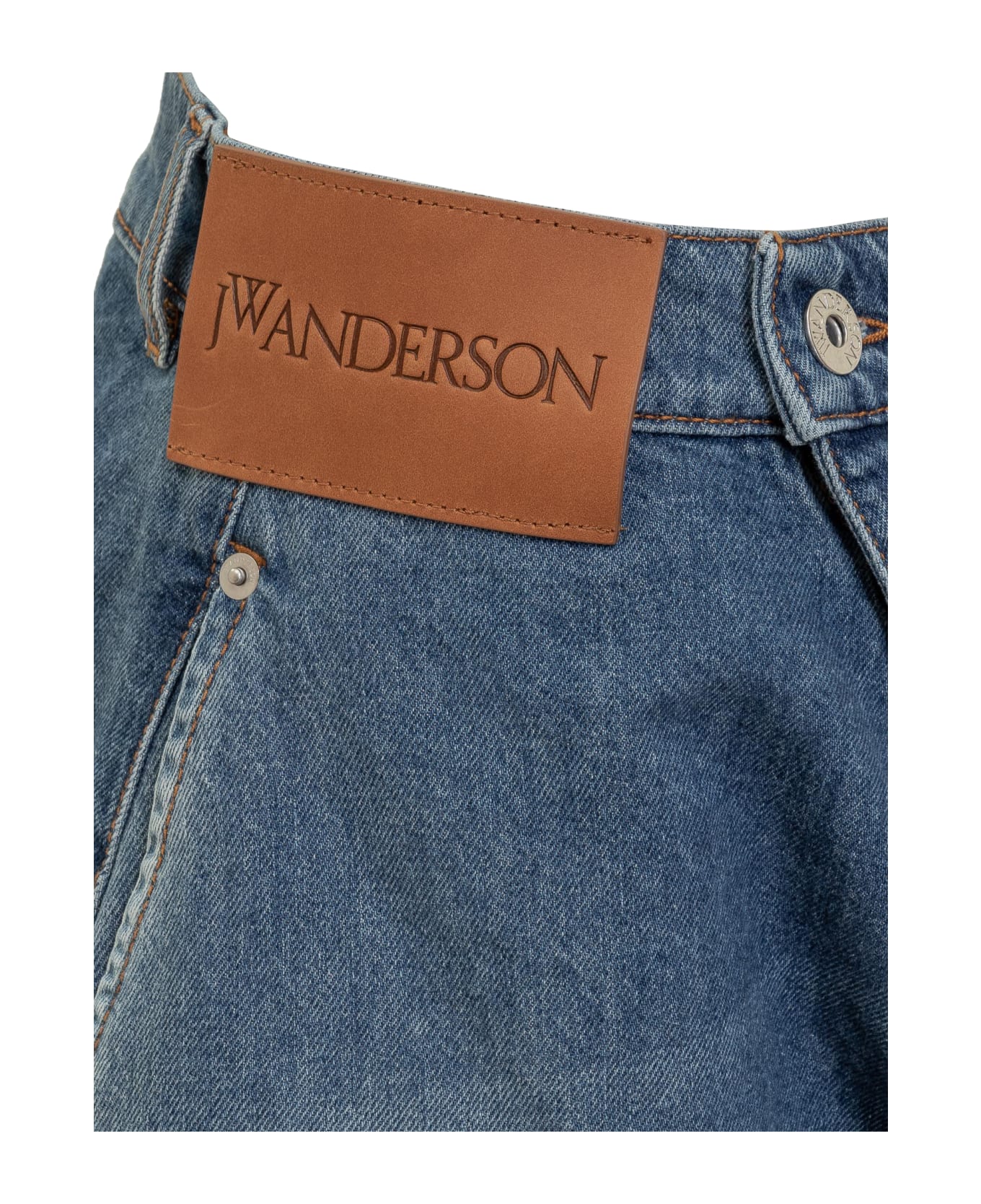 J.W. Anderson Twisted Workwear Short - LIGHT BLUE DENIM