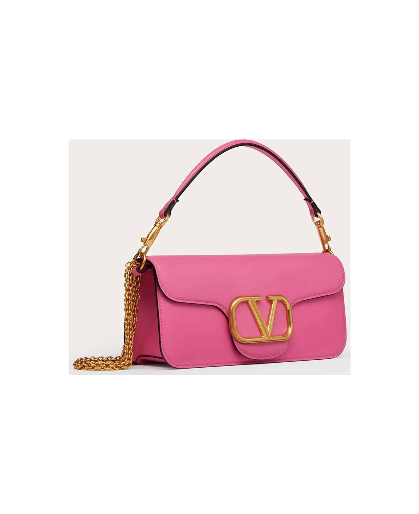 Valentino Garavani Locò Shoulder Bag - Fuxia