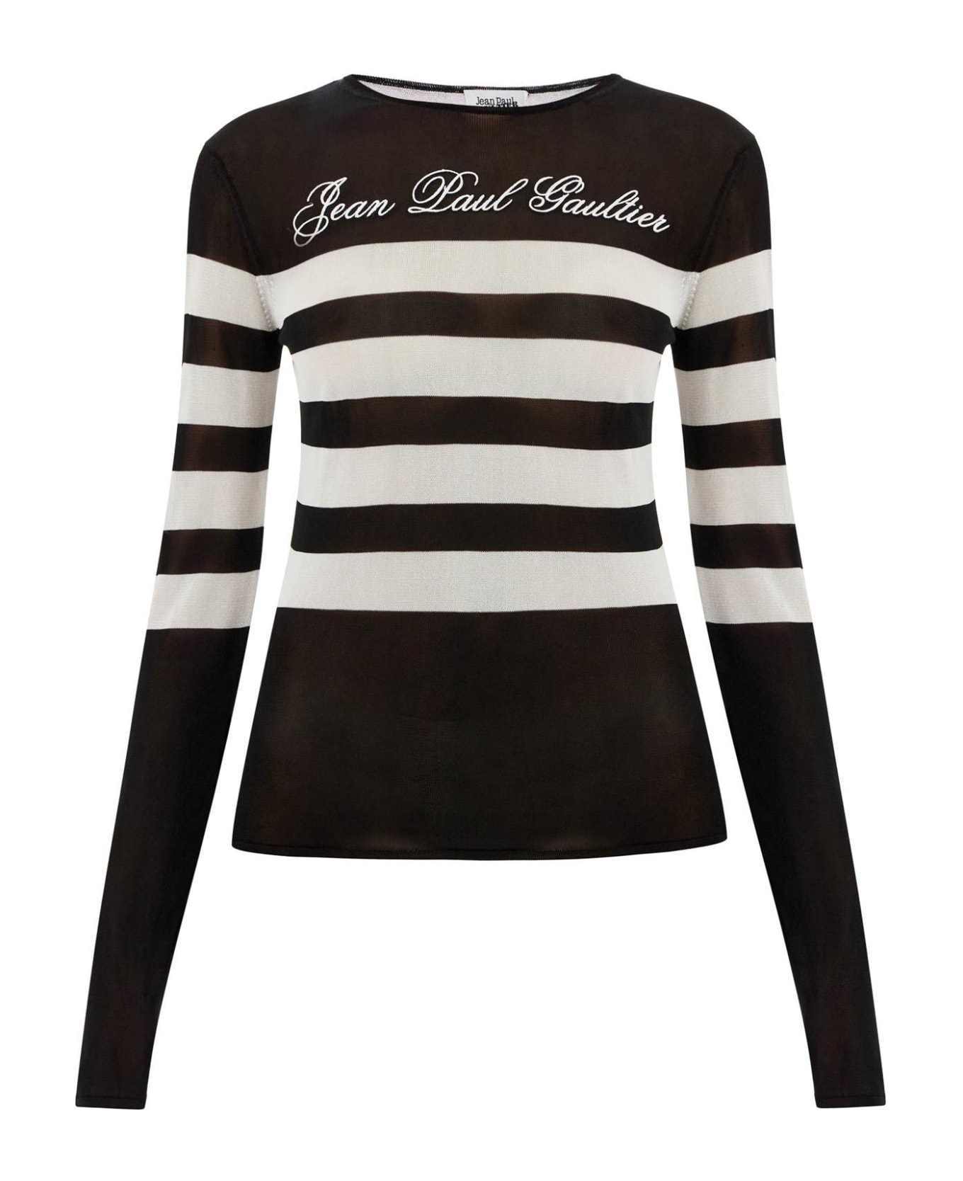 Jean Paul Gaultier Lightweight Signature Striped Sailor - BLACK/WHITE (Black)