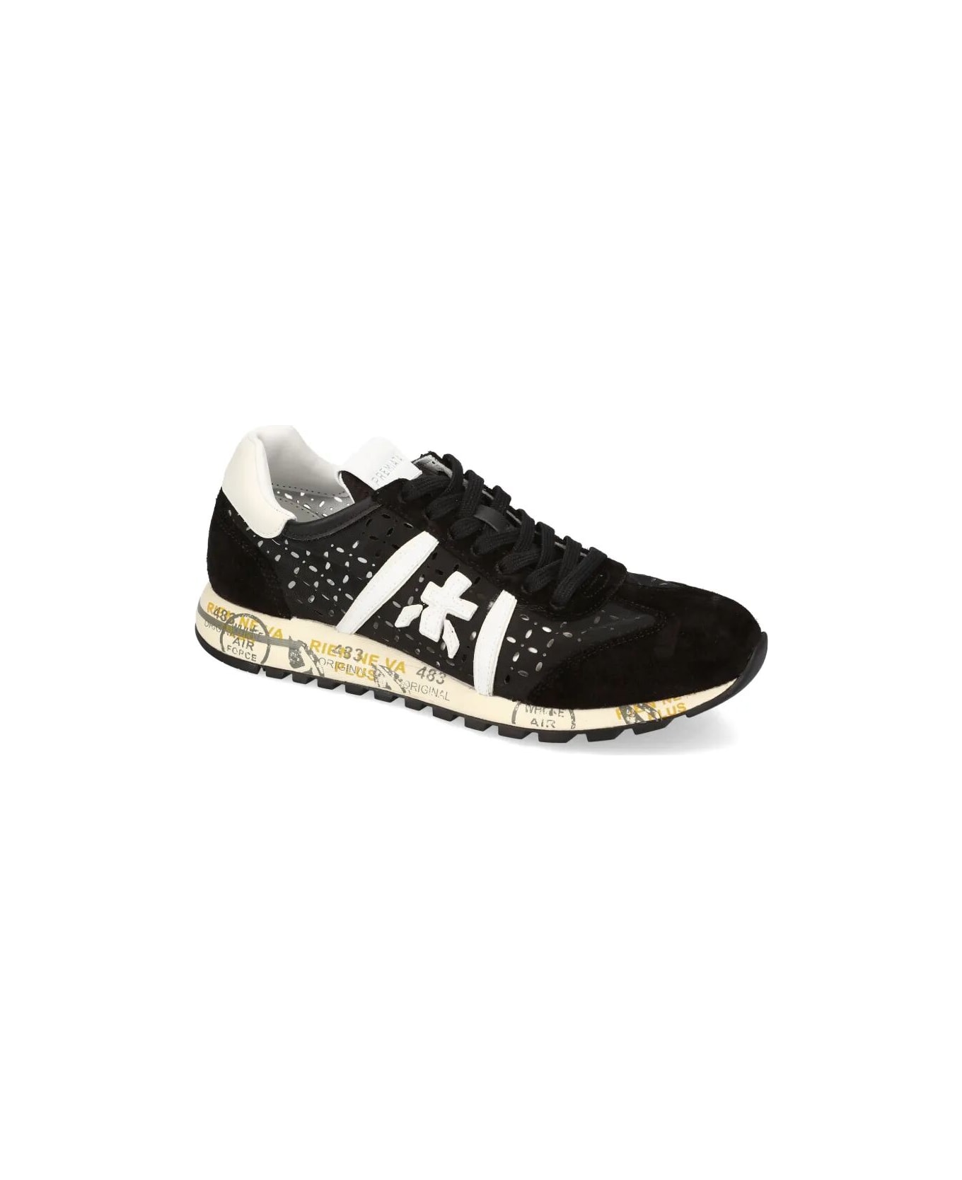 Premiata Lucy D Sneakers - Black White