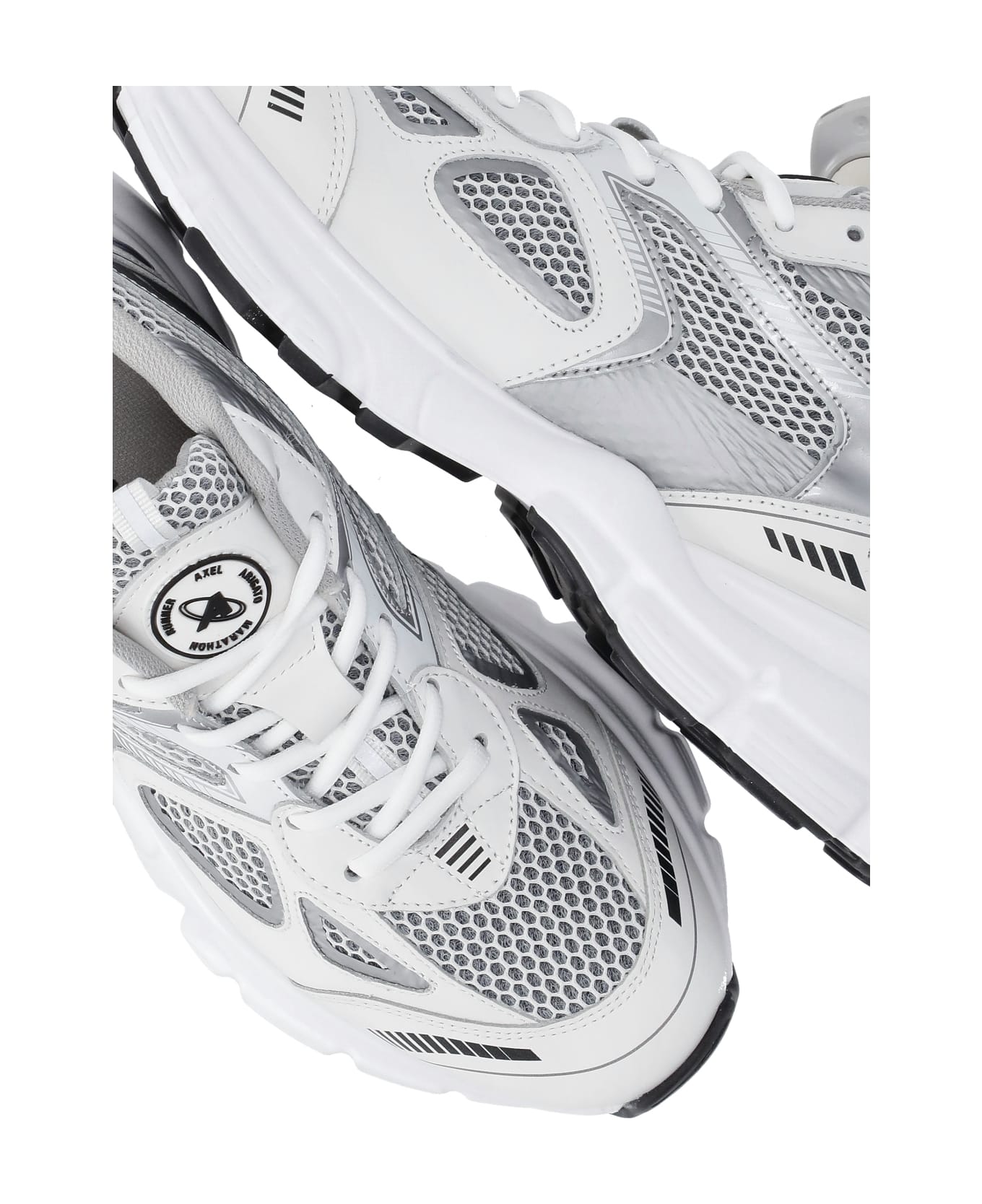 Axel Arigato Marathon Runner Sneakers - WHITE/SILVER