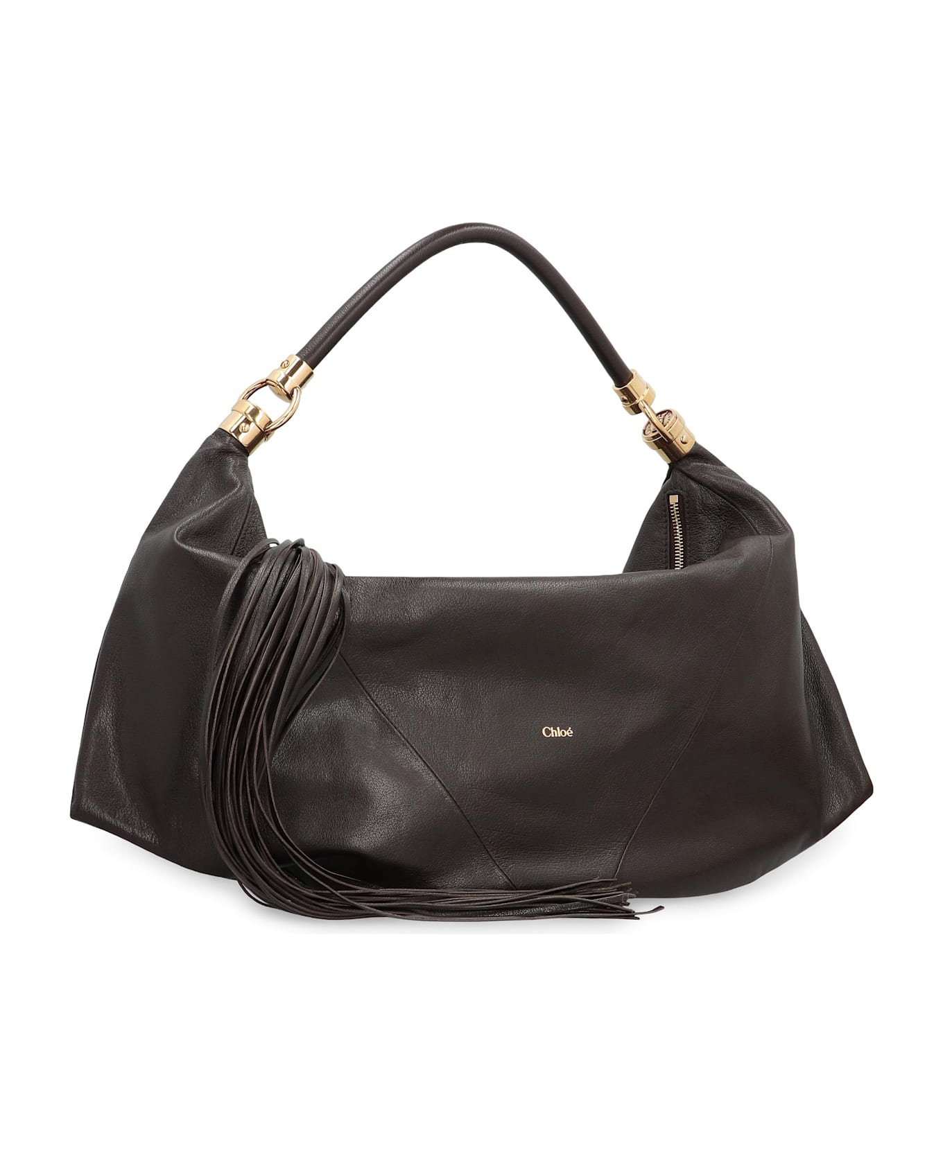 Chloé Tote Bag Chloé Carry Small In Canvas - brown