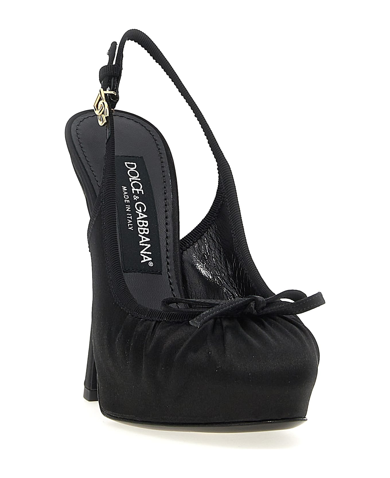 Dolce & Gabbana 'vally' Slingback - Black  