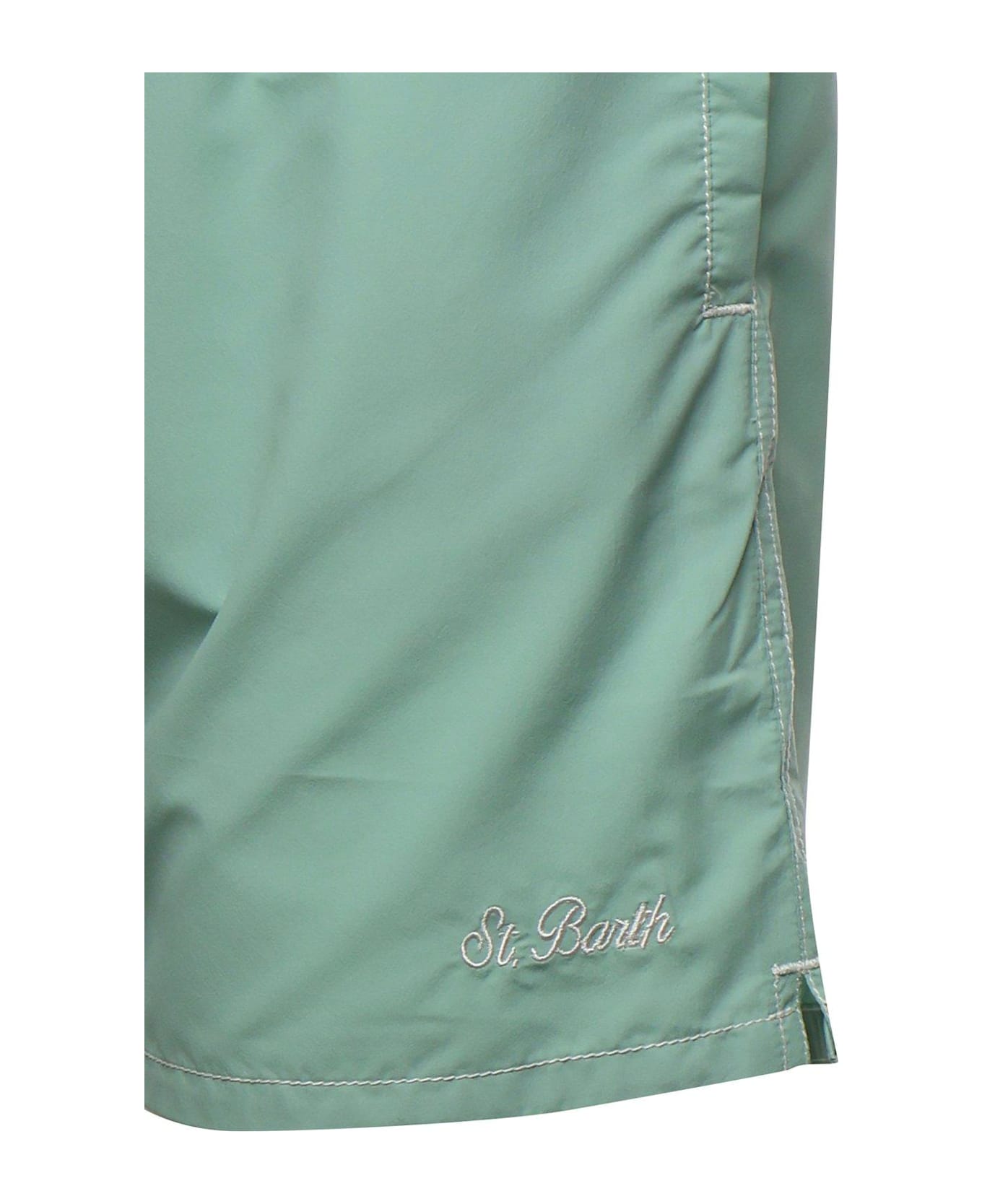 MC2 Saint Barth Patmos Mid-length Swim Shorts - Green