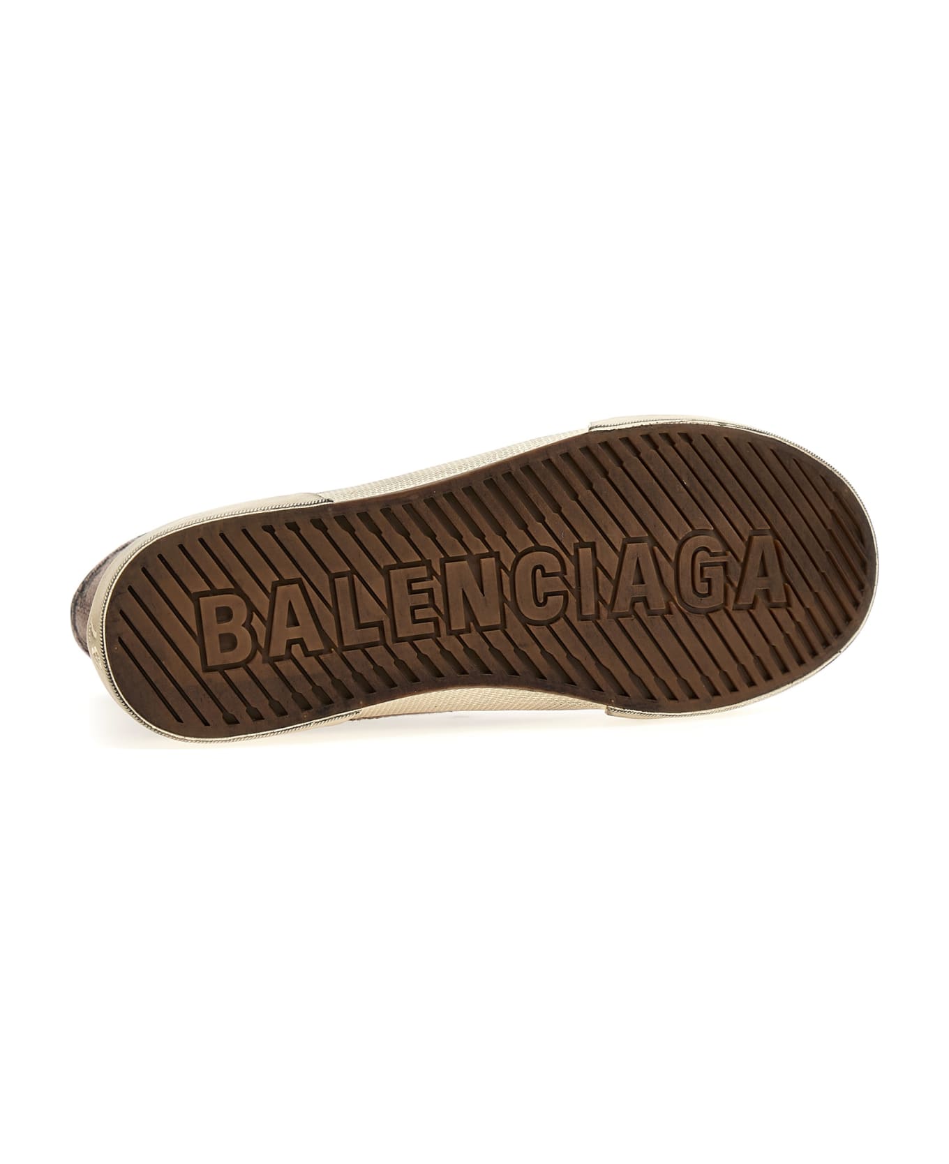 Balenciaga Paris High-top Laced Sneakers - Gray