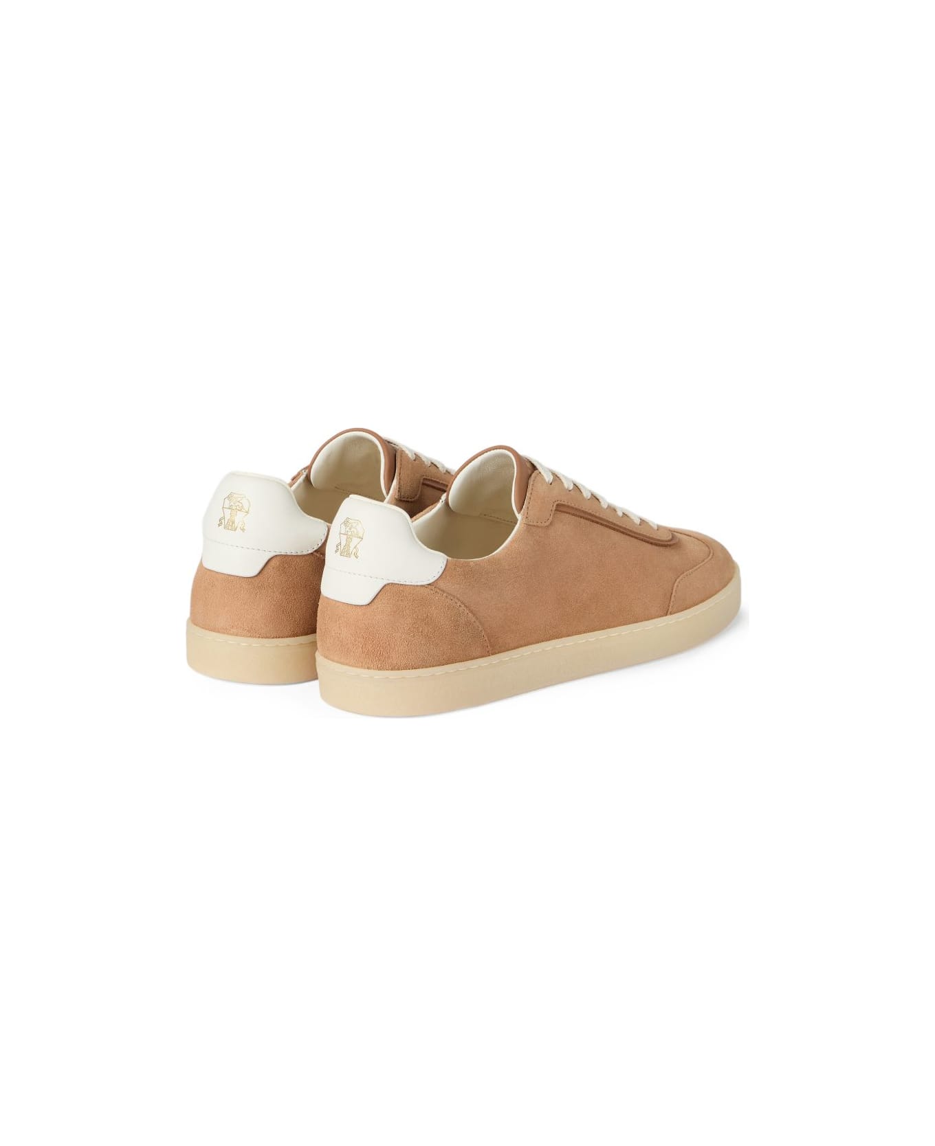 Brunello Cucinelli Leather Sneakers - Beige