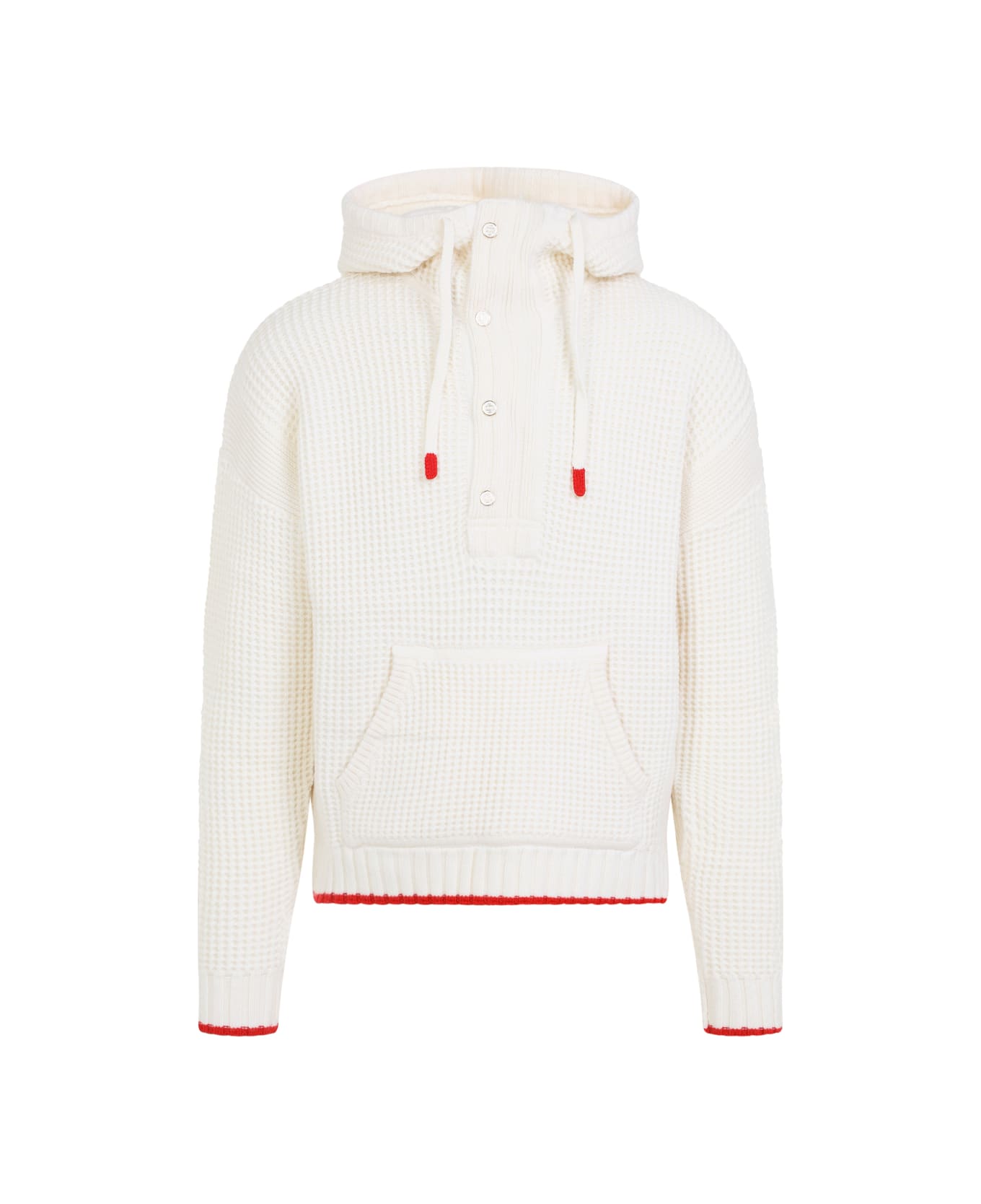Casablanca Waffle Hoodie - White